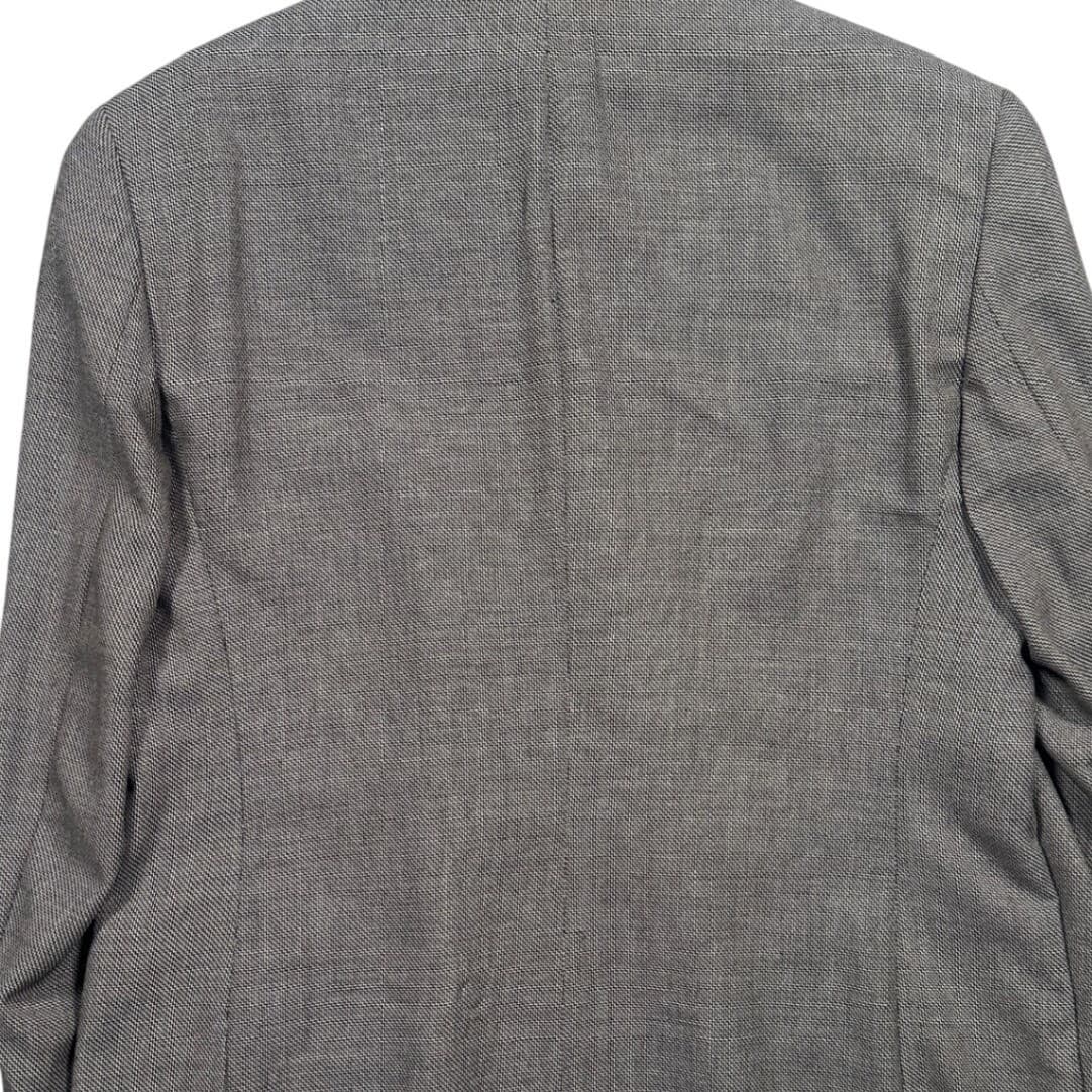 Carlo Mandrone Mens Grey 100% Pure New Wool 3-Button Blazer Sport Coat 48R - Thumbnail 6