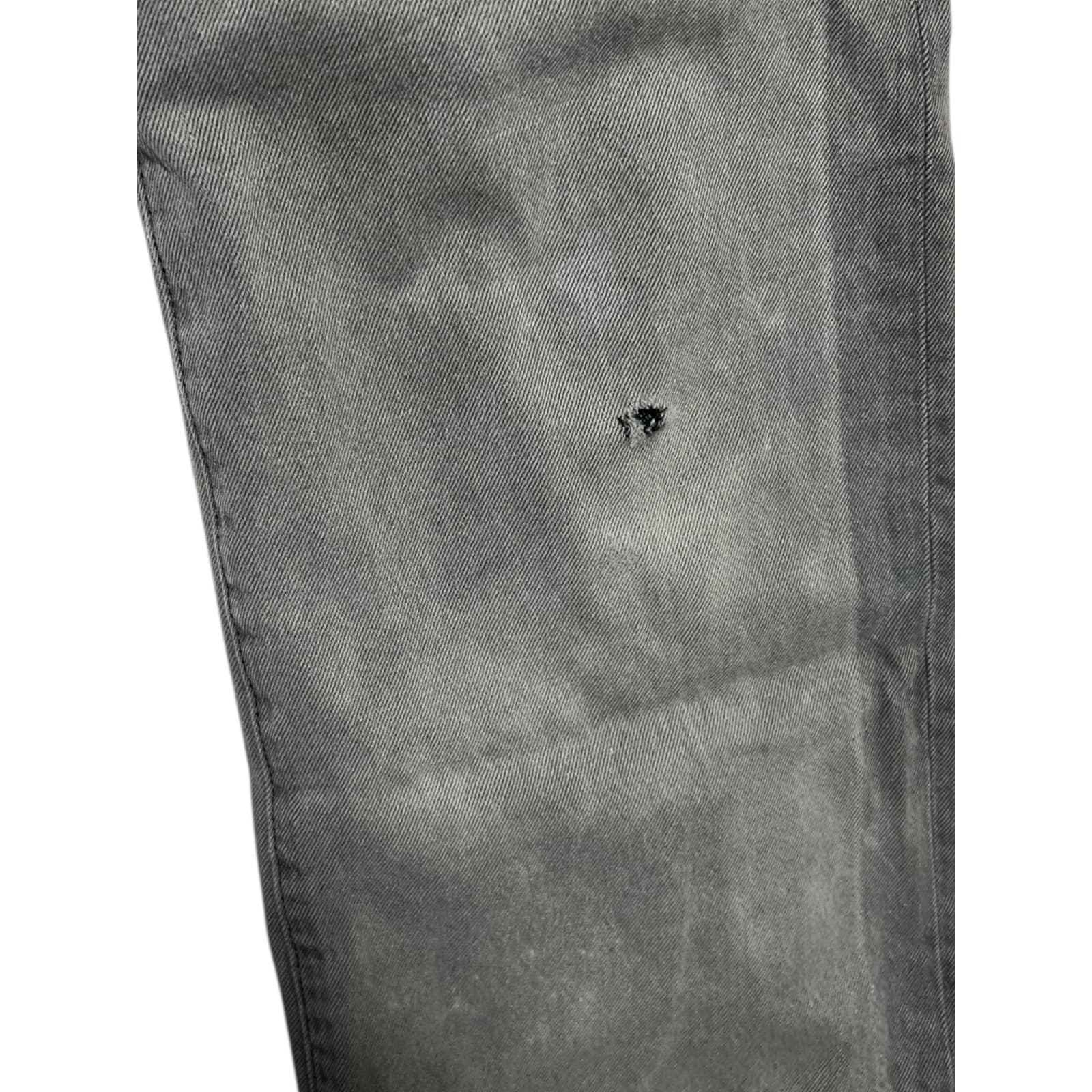WEGO Wide Leg Jeans Women Vintage S Gray Cotton Denim High Rise Baggy Streetwear - Thumbnail 3