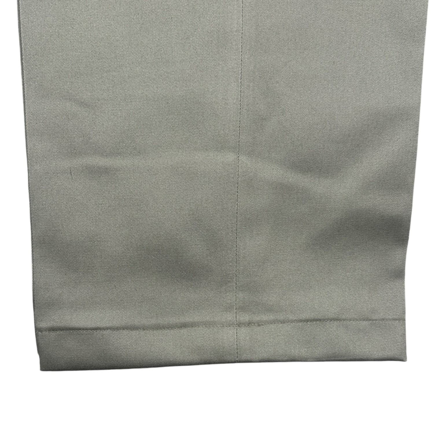 Lands' End Dress Pants Men 44 Long Olive Green Pleated Cotton Chinos - Thumbnail 9