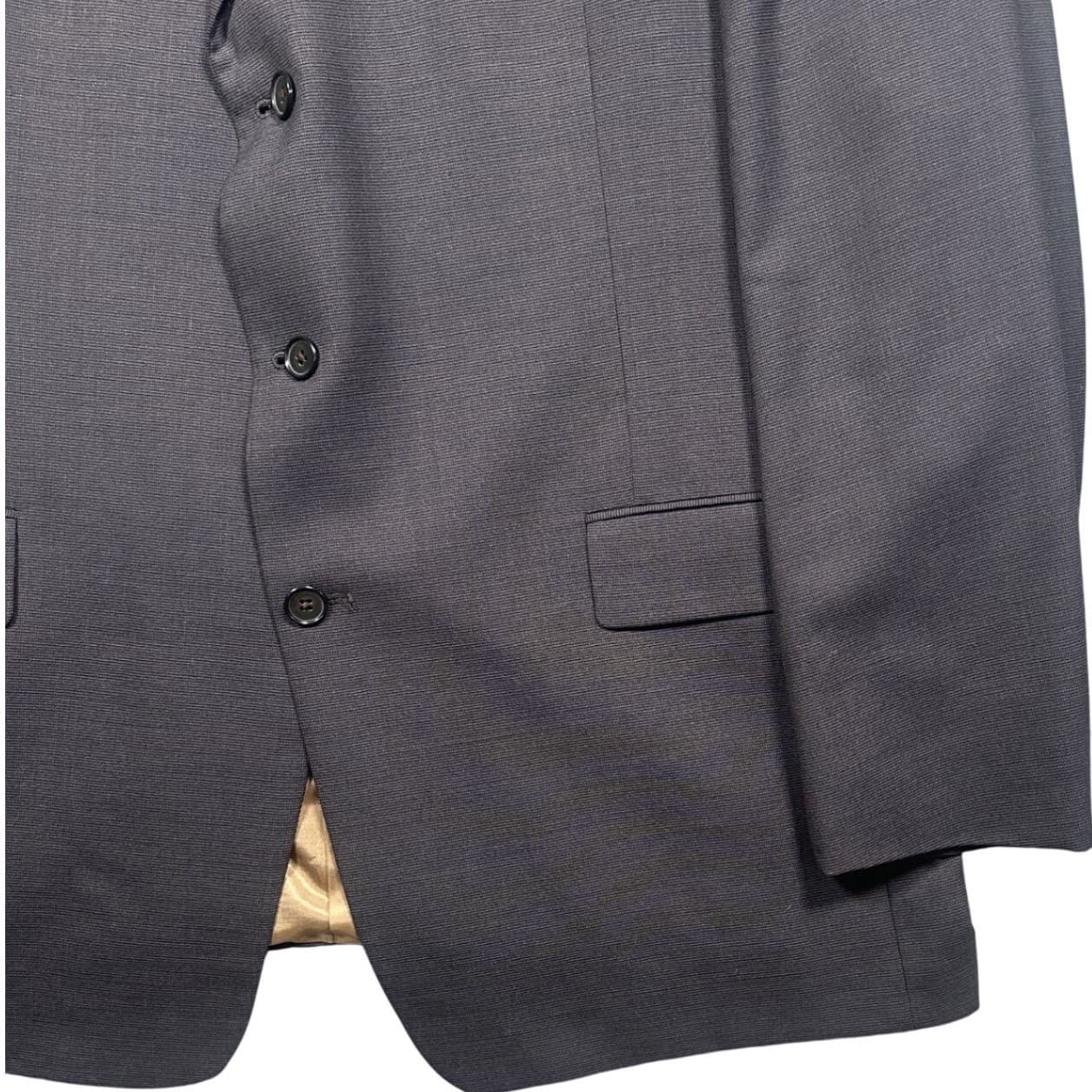 Austin Reed Mens 50R Blazer Charcoal Grey 3-Button Sport Coat - Thumbnail 6