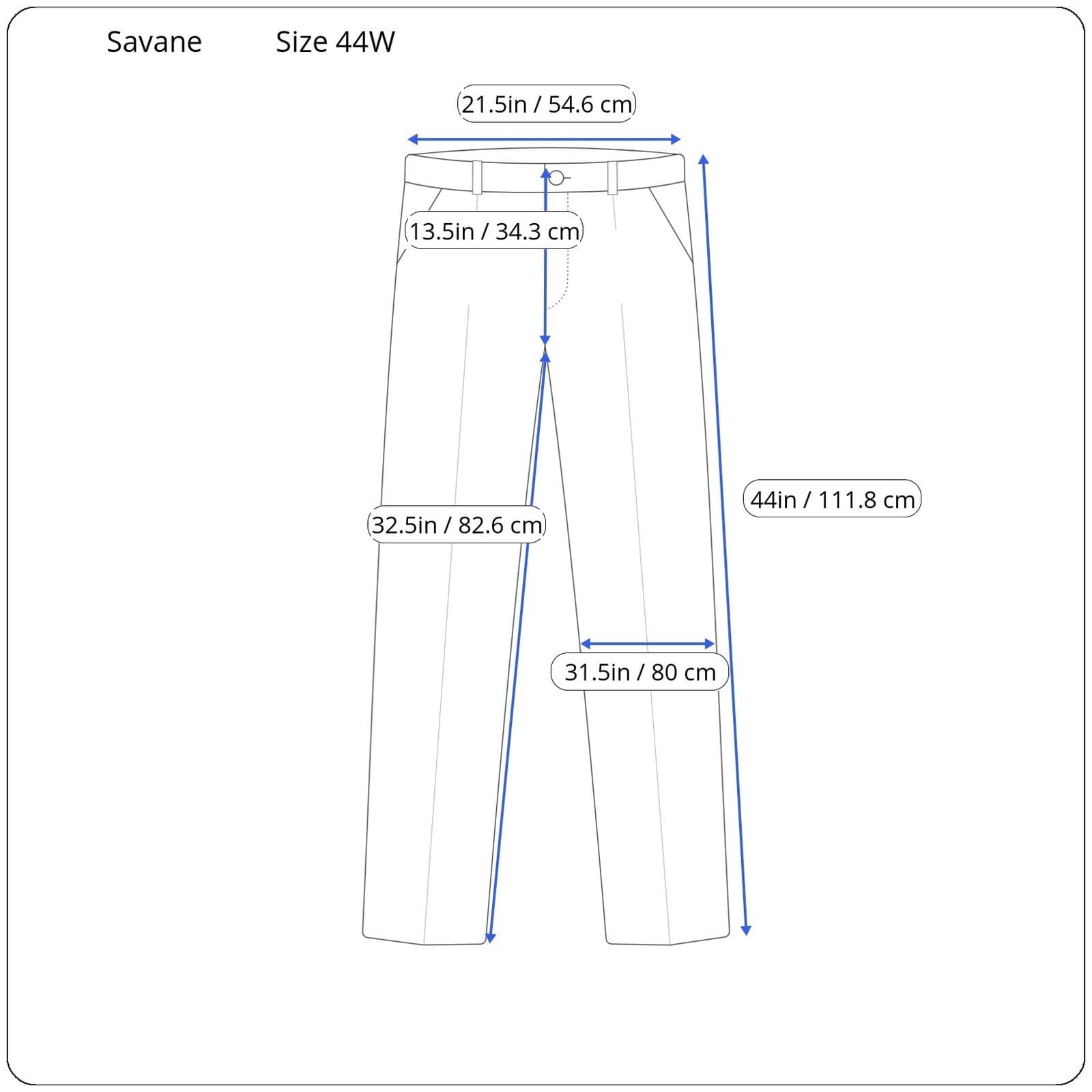 Savane Pleated Dress Pants Mens Size 44 Brown 43x32.5 - Thumbnail 8