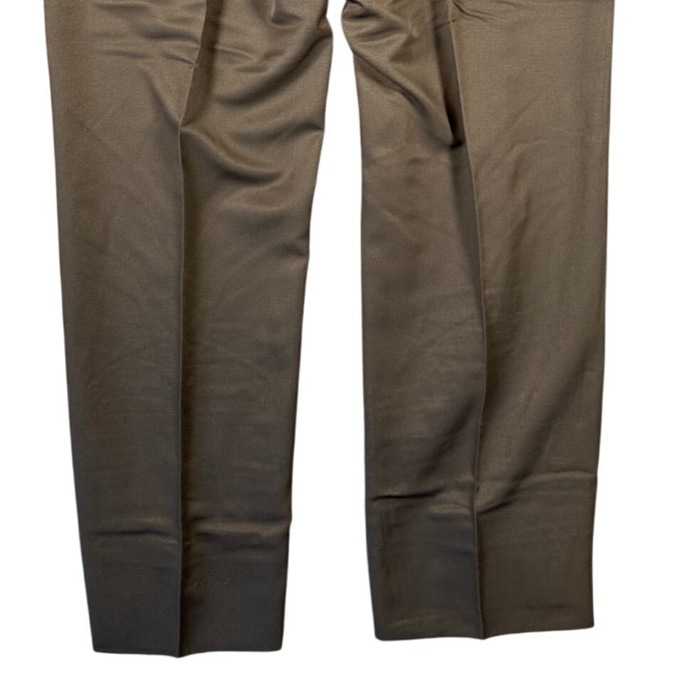 Savane Pleated Dress Pants Mens Size 44 Brown 43x32.5 - Thumbnail 6