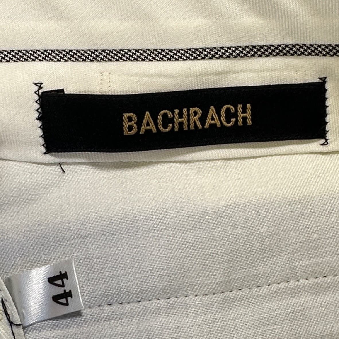 Bachrach Dress Trousers Mens 44 Charcoal Gray Pure New Wool Pleated 43x33.5 - Thumbnail 6