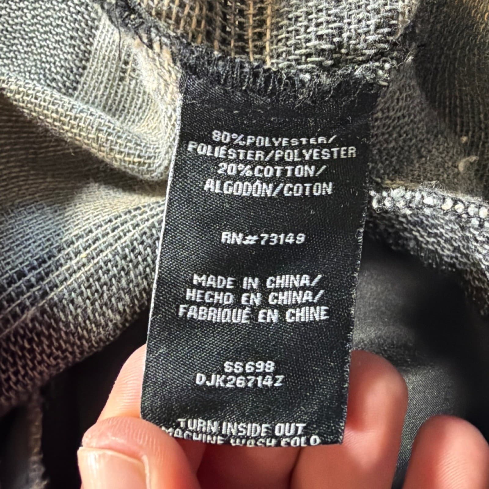 Dictionary Shacket Mens L/XL Gray Excellent Aztec Southwestern Pattern - Thumbnail 7