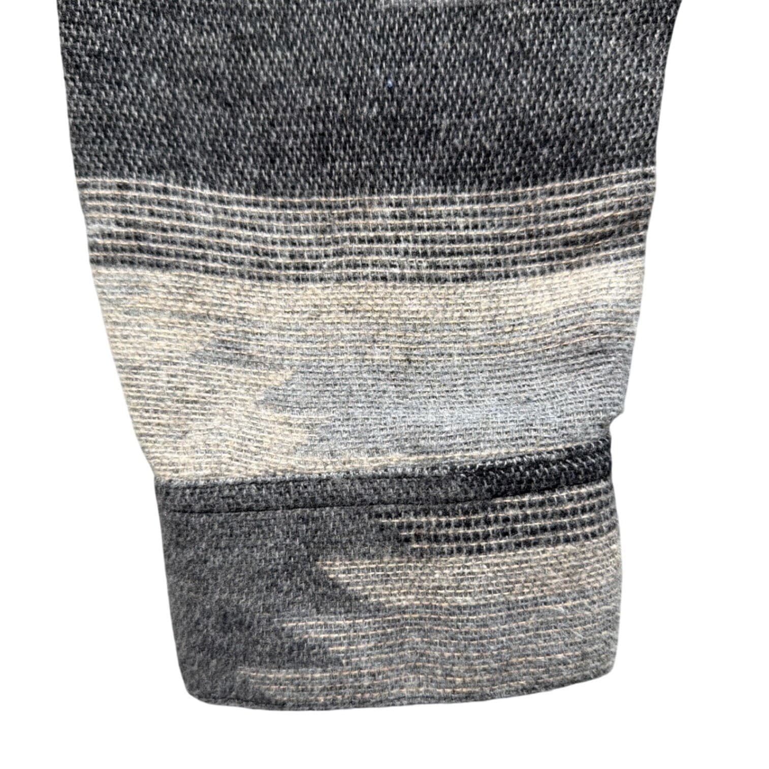Dictionary Shacket Mens L/XL Gray Excellent Aztec Southwestern Pattern - Thumbnail 8