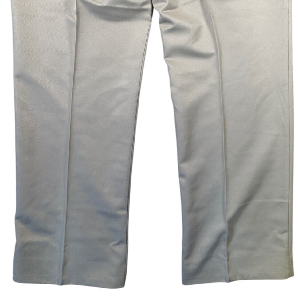 Haggar Pleated Dress Pants Mens Size 44 Beige Tan Straight Leg - Thumbnail 6
