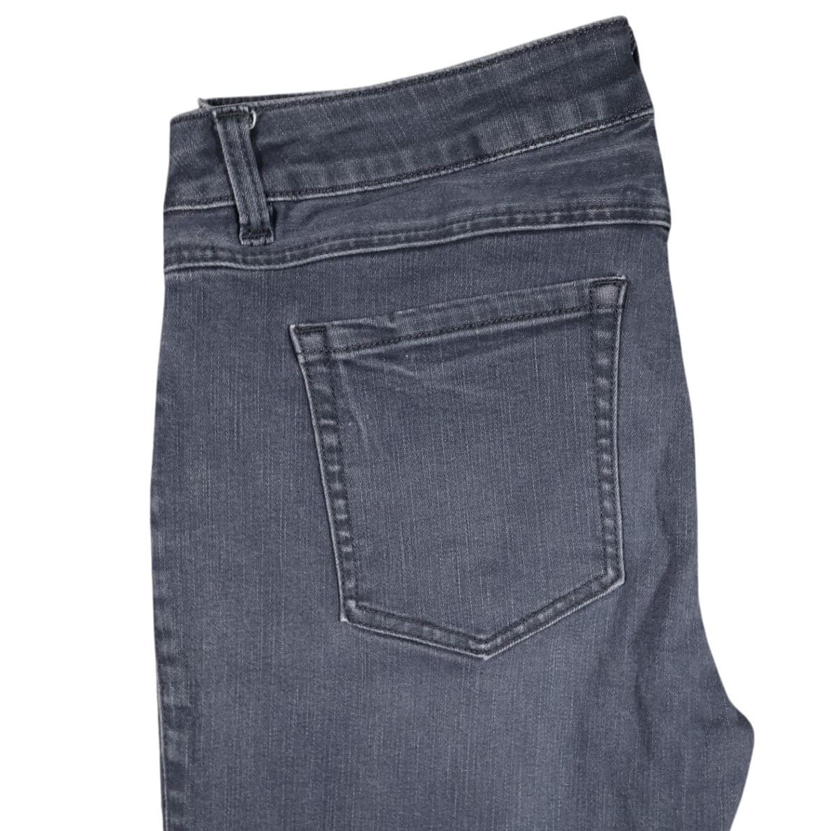 Cabi Slim Boyfriend Jeans Womens 6 Gray Excellent Stretch Denim Casual - Thumbnail 6