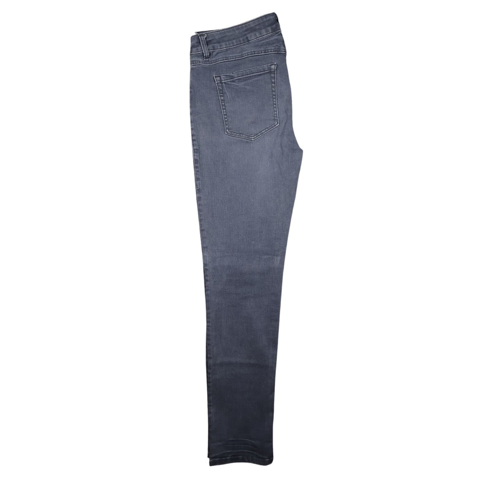 Cabi Slim Boyfriend Jeans Womens 6 Gray Excellent Stretch Denim Casual - Thumbnail 4
