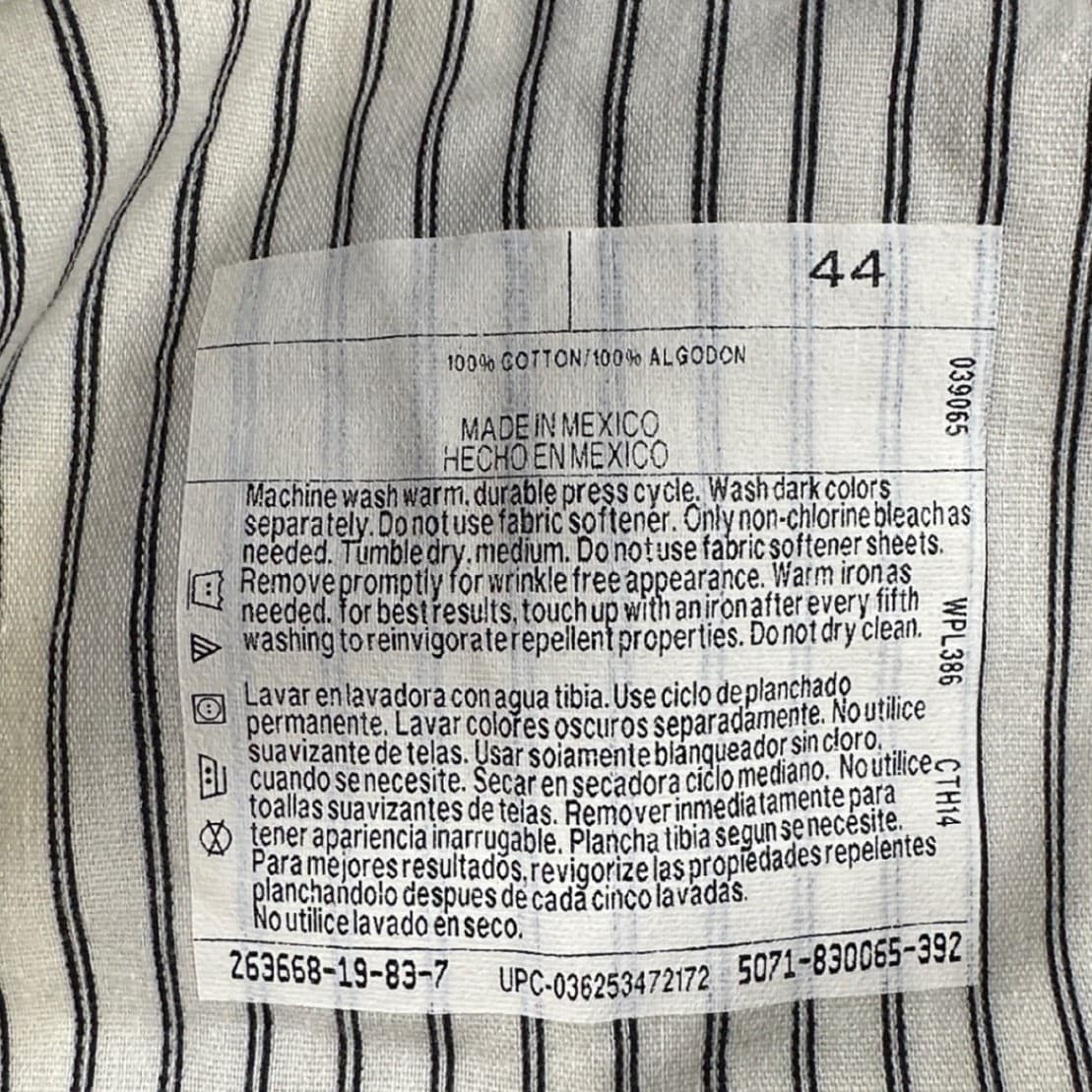 St Johns Bay Pleated Chino Pants Mens 44 Brown Excellent Relaxed Fit 43x32 - Thumbnail 6