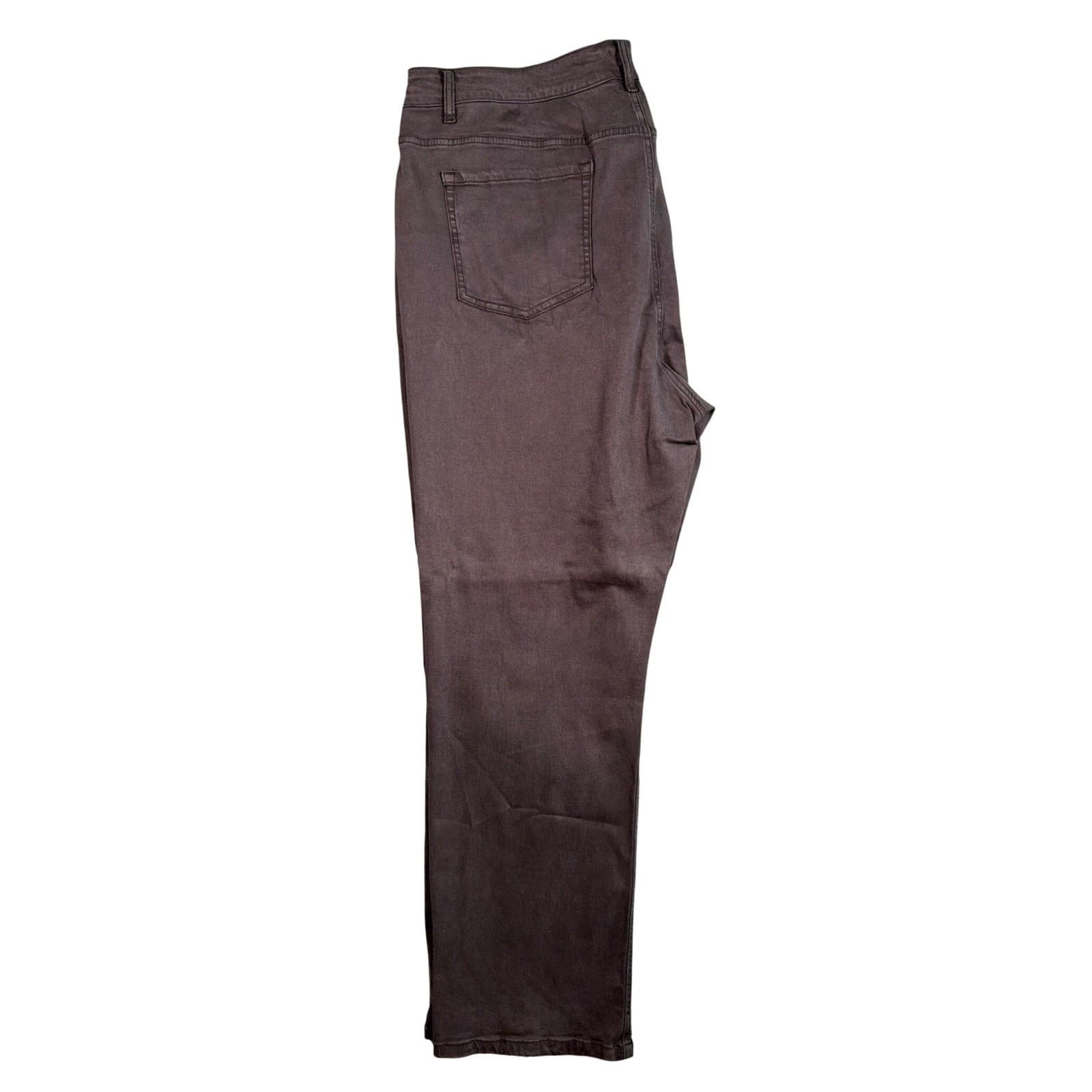 Jones New York Lexington Straight Women 22W Brown Excellent Lyocell Blend Pants - Thumbnail 4