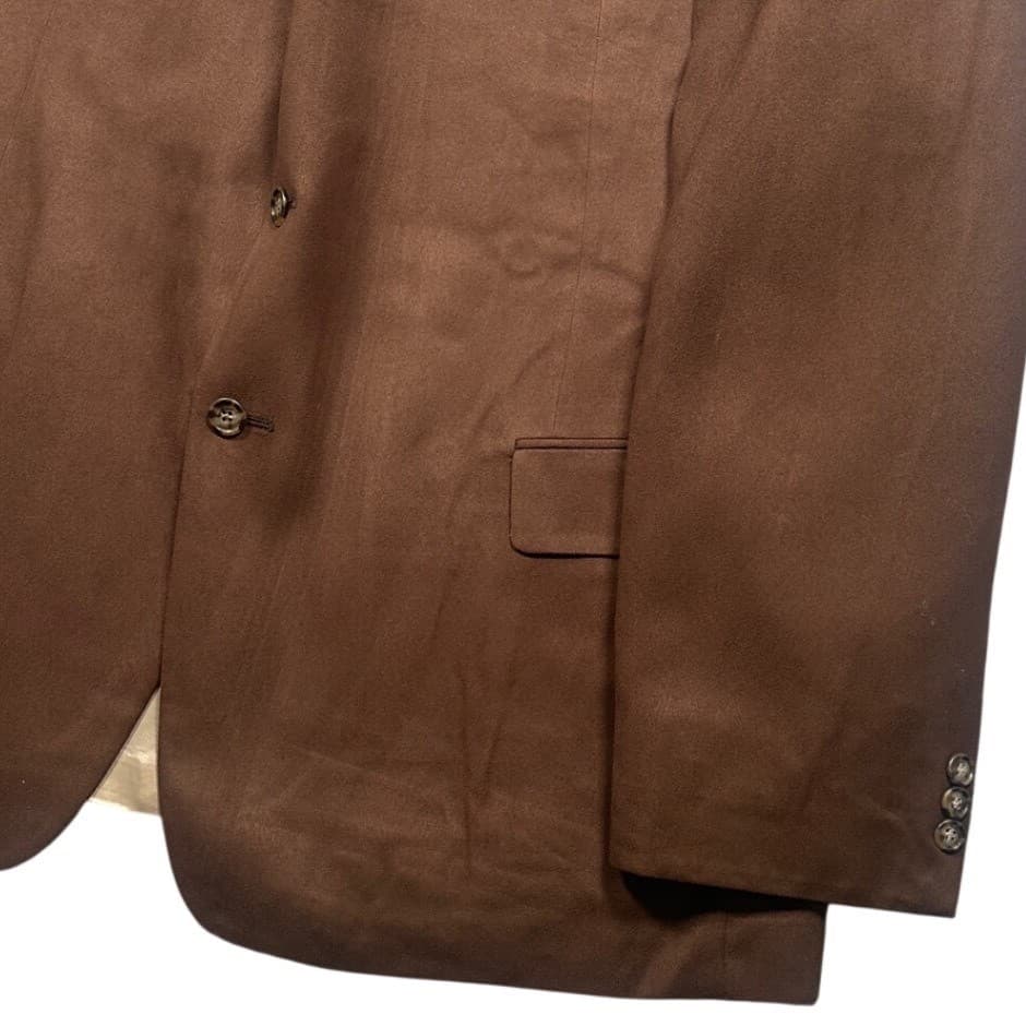 Norm Thompson Mens 48R Brown 3-Button Blazer Sport Coat Classic Professional - Thumbnail 6