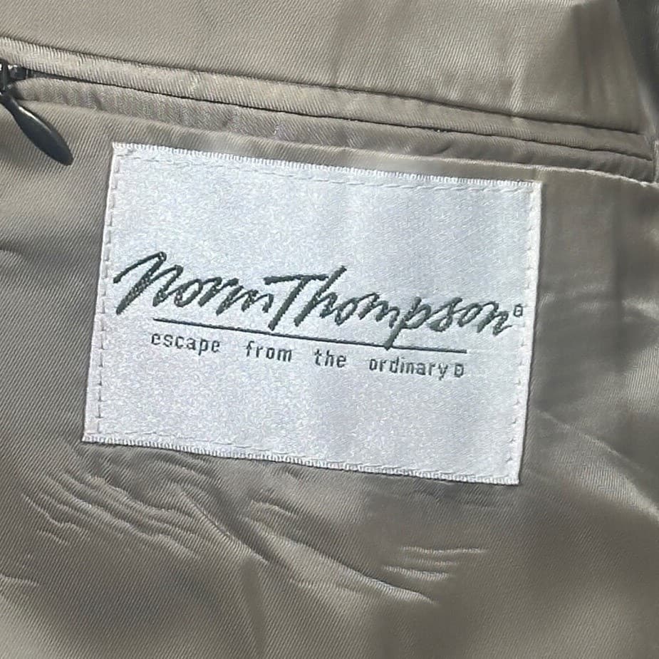 Norm Thompson Mens 48R Brown 3-Button Blazer Sport Coat Classic Professional - Thumbnail 7
