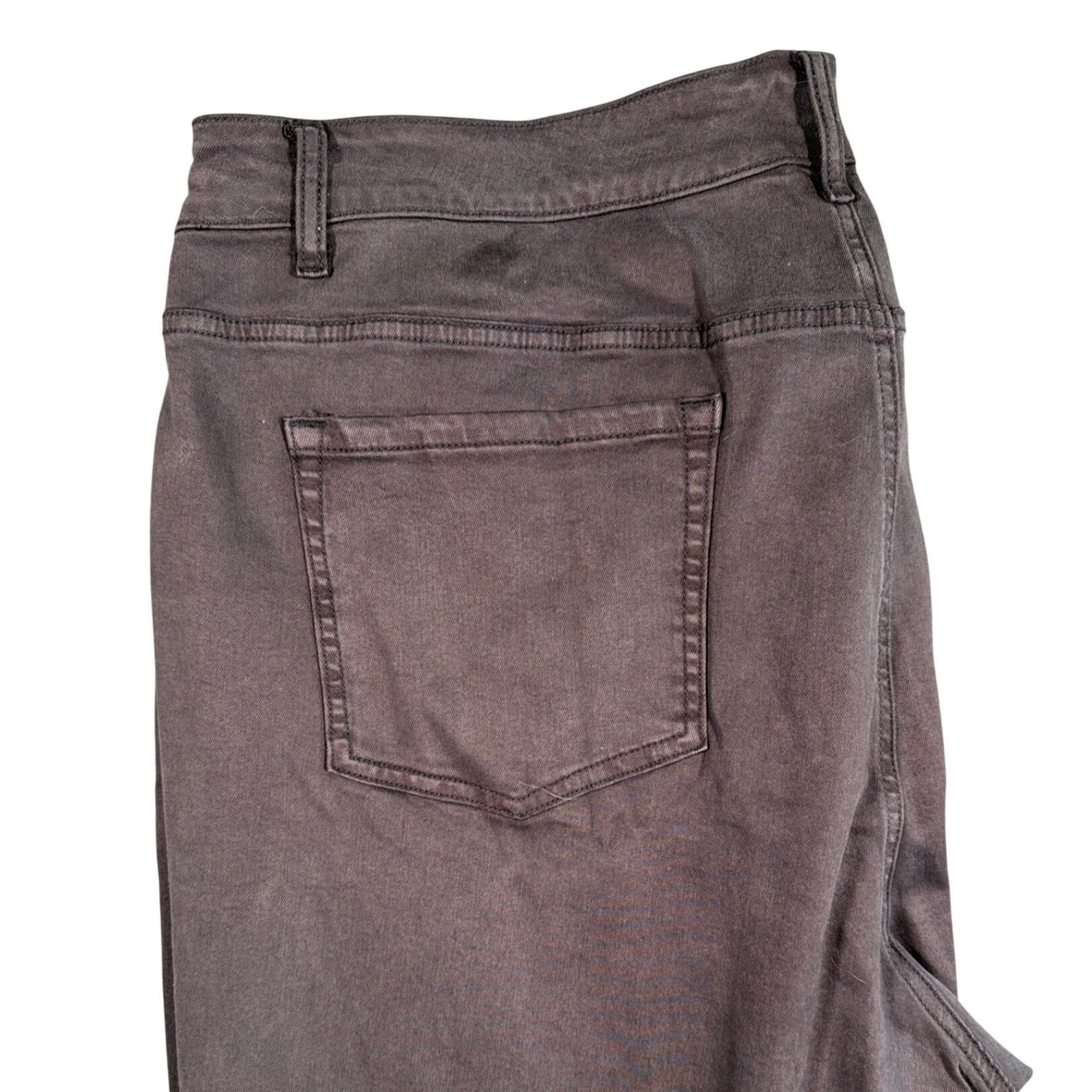 Jones New York Lexington Straight Women 22W Brown Excellent Lyocell Blend Pants - Thumbnail 5
