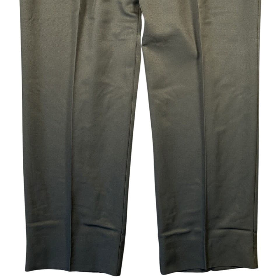 Savane Dress Pants Mens Size 44 Green Pleated Straight Leg 42x33 - Thumbnail 5