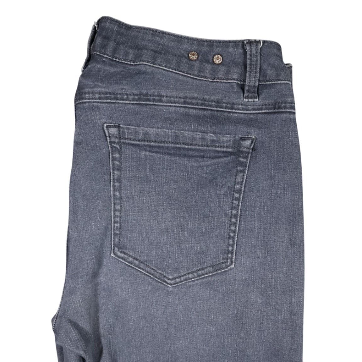 Cabi Slim Boyfriend Jeans Womens 6 Gray Excellent Stretch Denim Casual - Thumbnail 5