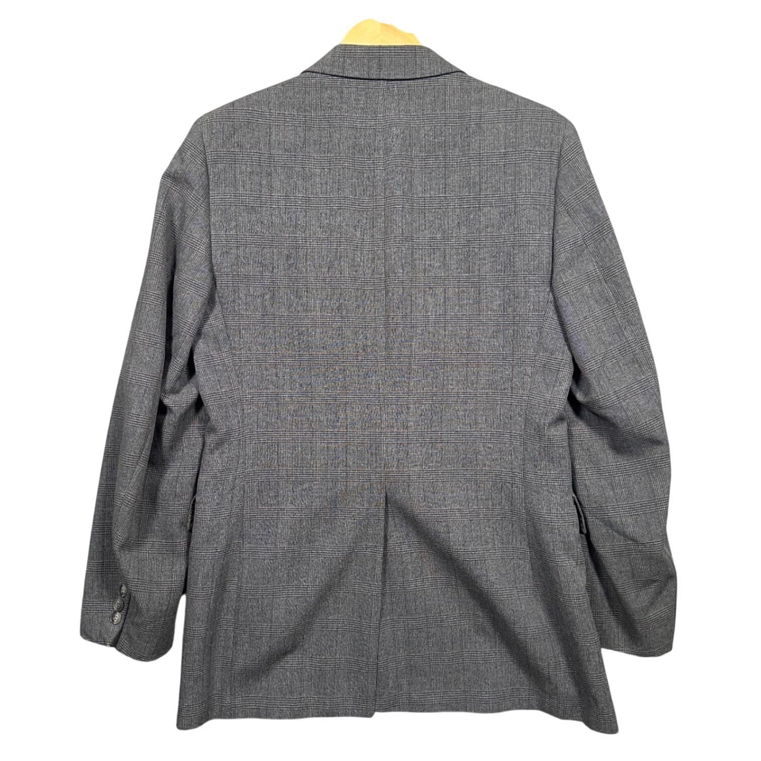 Levi Strauss Business Class Mens Grey Glen Plaid Blazer Sport Coat 40L USA Made - Thumbnail 2