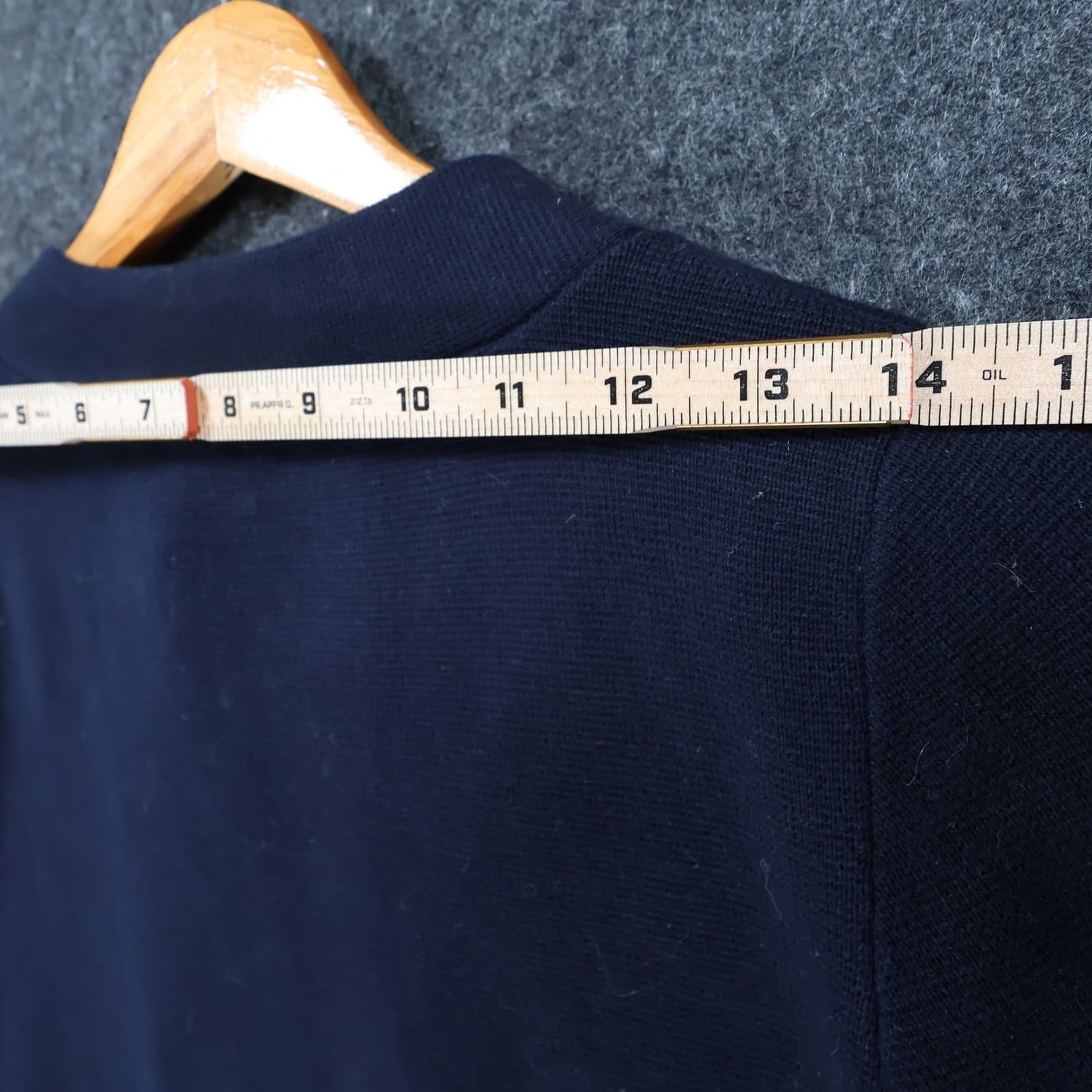 J.Crew Cardigan Sweater Womens S Navy Blue Cotton Double Breasted Knit Coat - Thumbnail 7