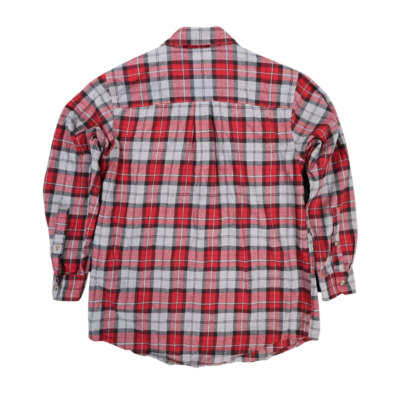 Magellan Outdoors Flannel Shirt Mens M Red Cotton Blend Loose Fit Hunt Gear - Thumbnail 2