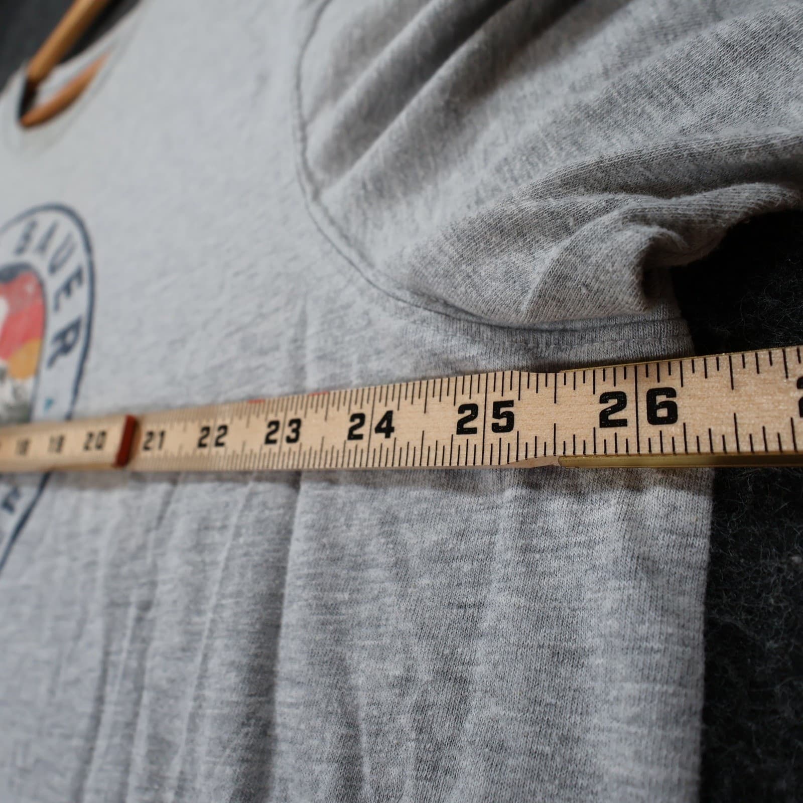 Eddie Bauer Graphic Tee Mens XXL Gray Cotton Blend Regular Fit Mountain Outdoor - Thumbnail 4