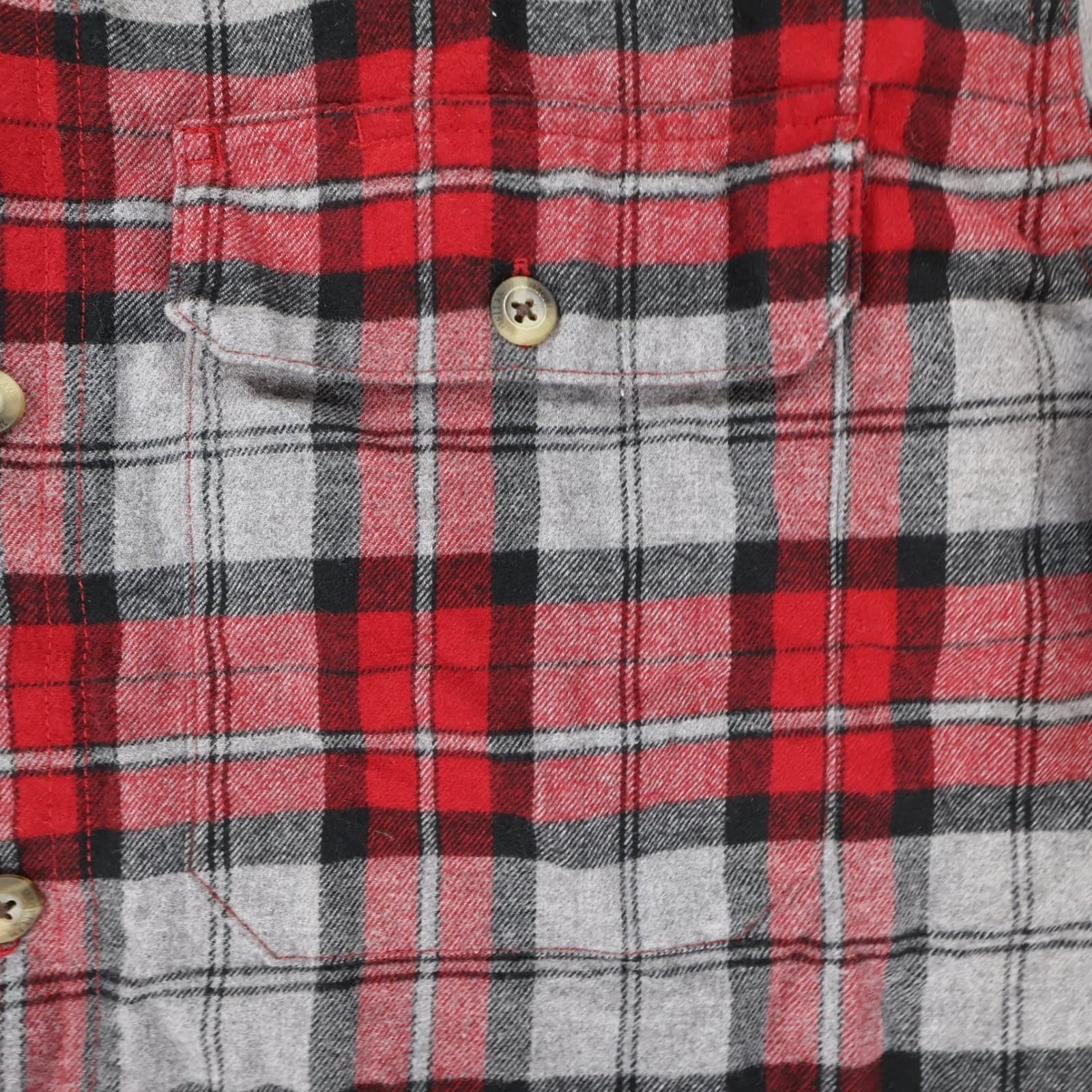 Magellan Outdoors Flannel Shirt Mens M Red Cotton Blend Loose Fit Hunt Gear - Thumbnail 11