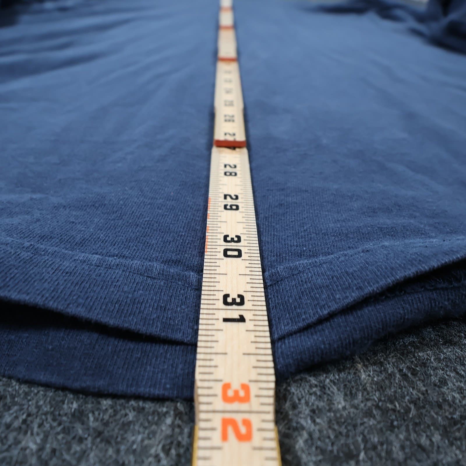 Carhartt Henley Shirt Mens 2XL Navy Blue Cotton Original Fit Workwear - Thumbnail 5