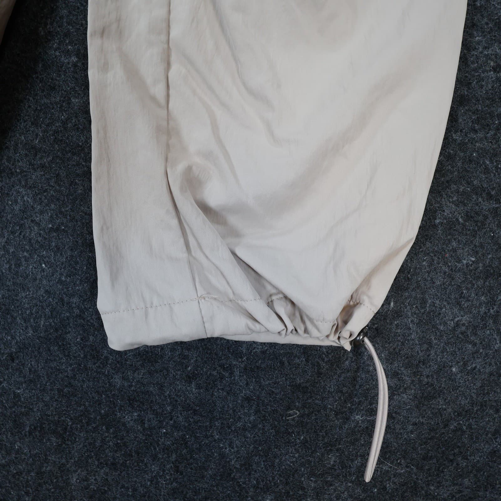 A New Day Parachute Cargo Pants Womens 2 Tan Beige Nylon Baggy Gorpcore Techwear - Thumbnail 13