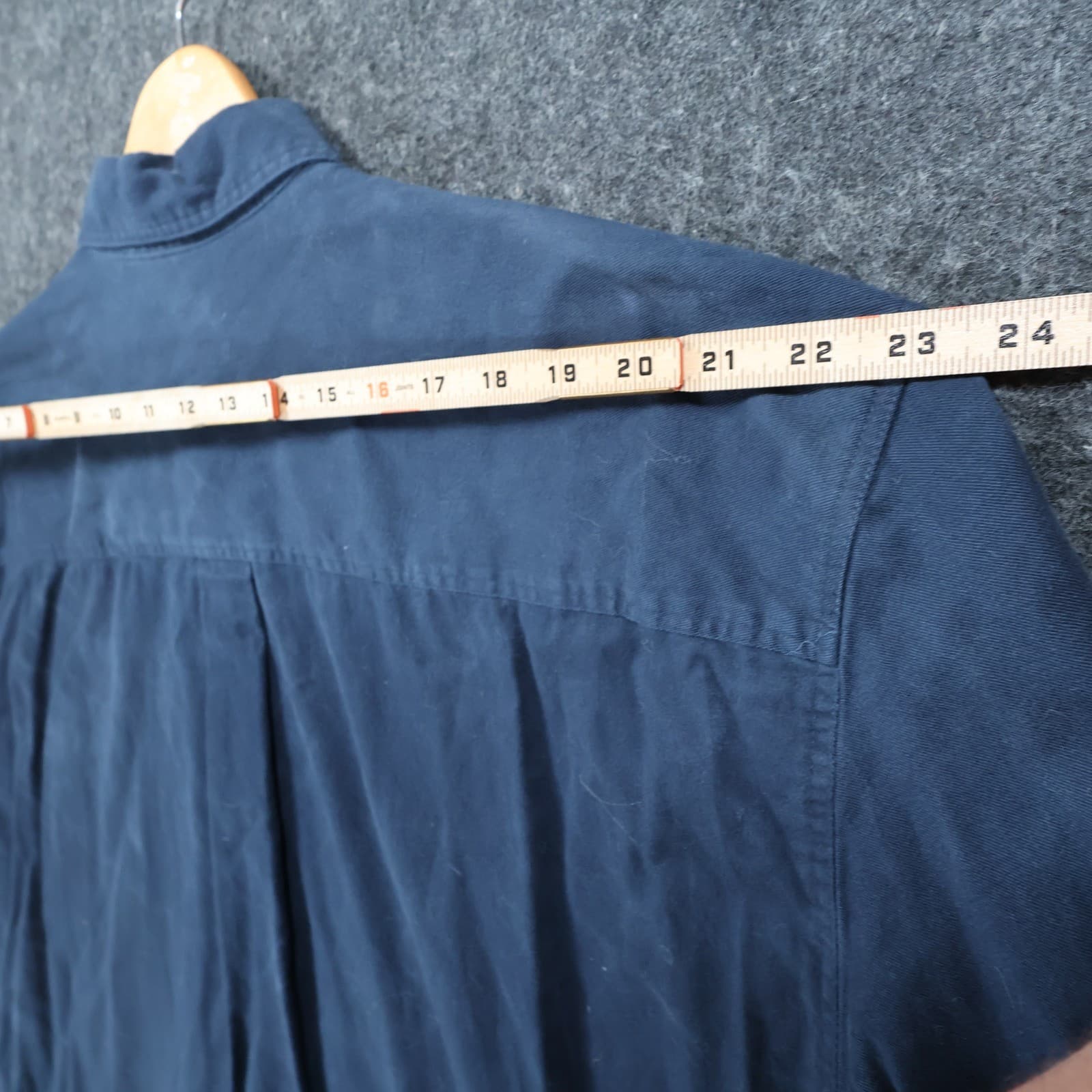 Austin Clothing Co Button Down Mens XL Navy Blue Excellent Long Sleeve Cotton - Thumbnail 6