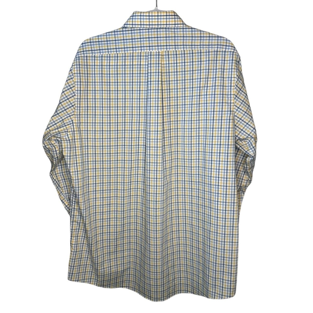 Chaps Coolmax Mens Long Sleeve Plaid Button Down Shirt Regular Fit Size L - Thumbnail 3