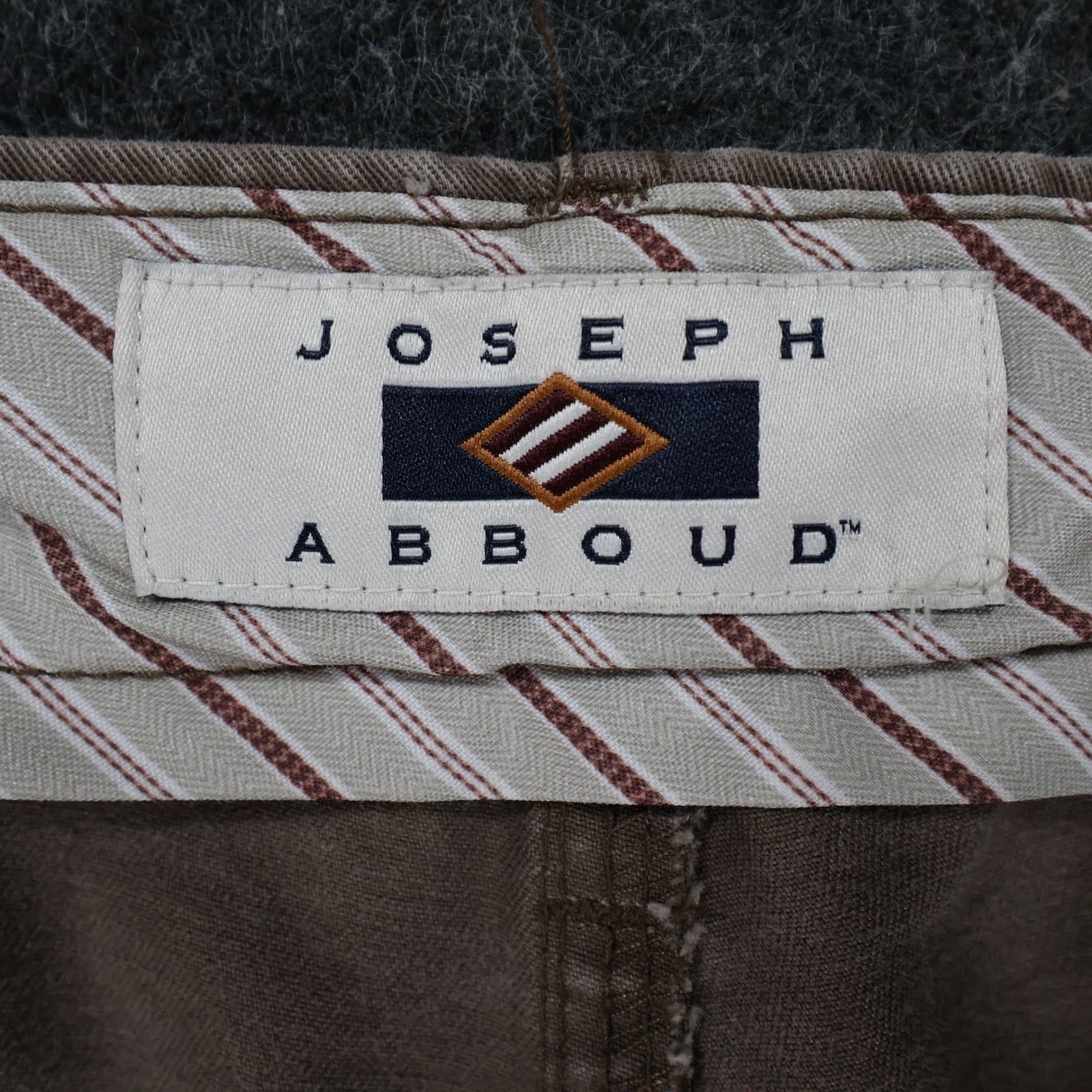 Joseph Abboud Chino Pants Mens 38x32 Brown 100% Cotton Regular Fit Casual - Thumbnail 8