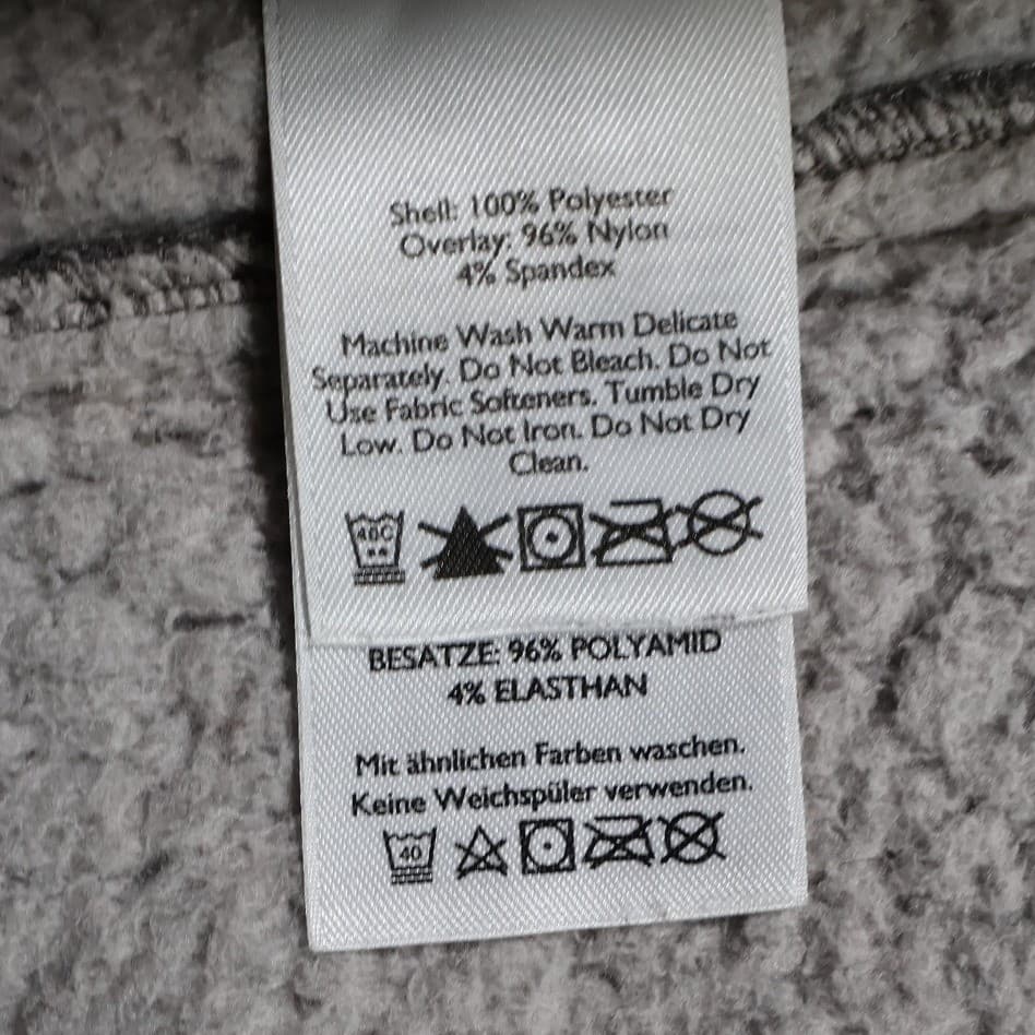 Eddie Bauer Full Zip Fleece Jacket Mens Medium Grey Excellent Outdoor Hiking - Thumbnail 7