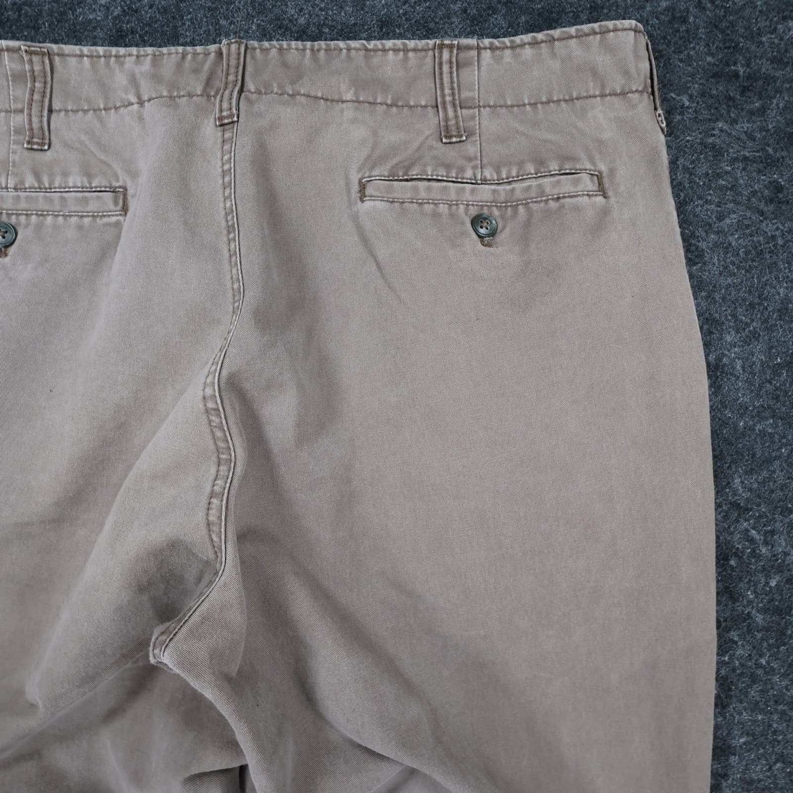 Joseph Abboud Chino Pants Mens 38x32 Brown 100% Cotton Regular Fit Casual - Thumbnail 12