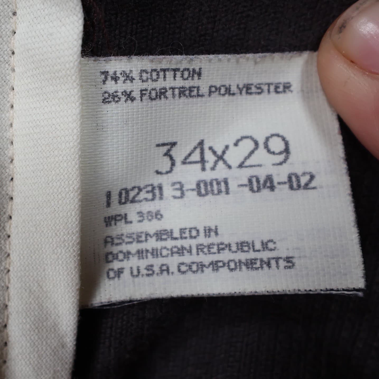 Haggar Corduroy Pants Mens 34x29 Brown Cotton Polyester Regular Fit Trousers - Thumbnail 7
