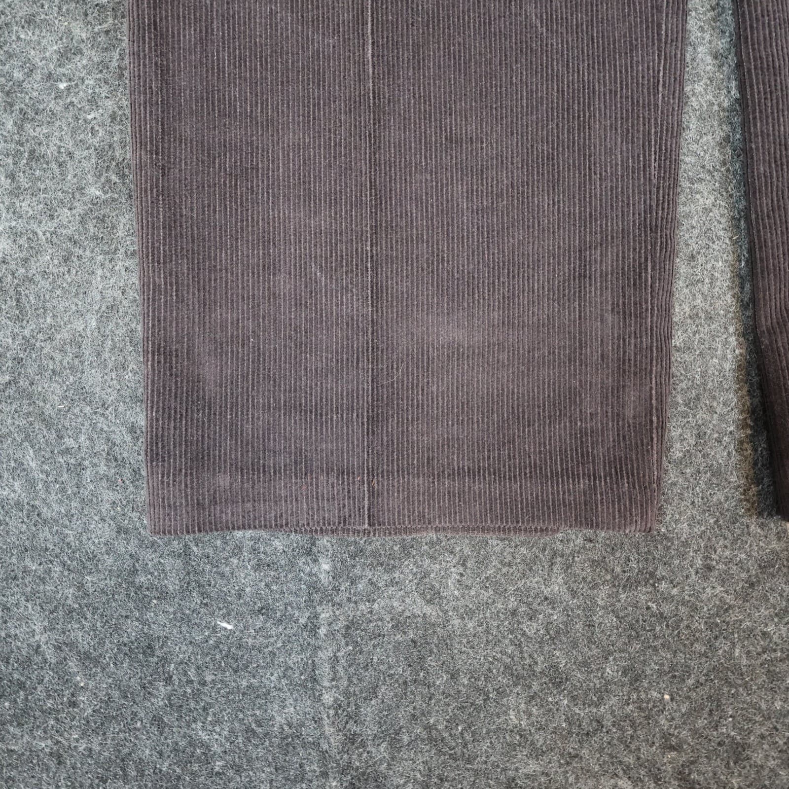 Haggar Corduroy Pants Mens 34x29 Brown Cotton Polyester Regular Fit Trousers - Thumbnail 13