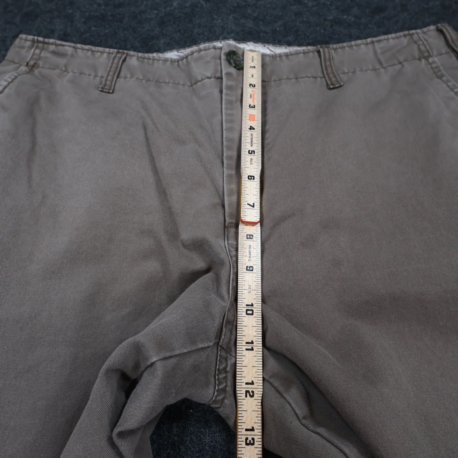 Joseph Abboud Chino Pants Mens 38x32 Brown 100% Cotton Regular Fit Casual - Thumbnail 5