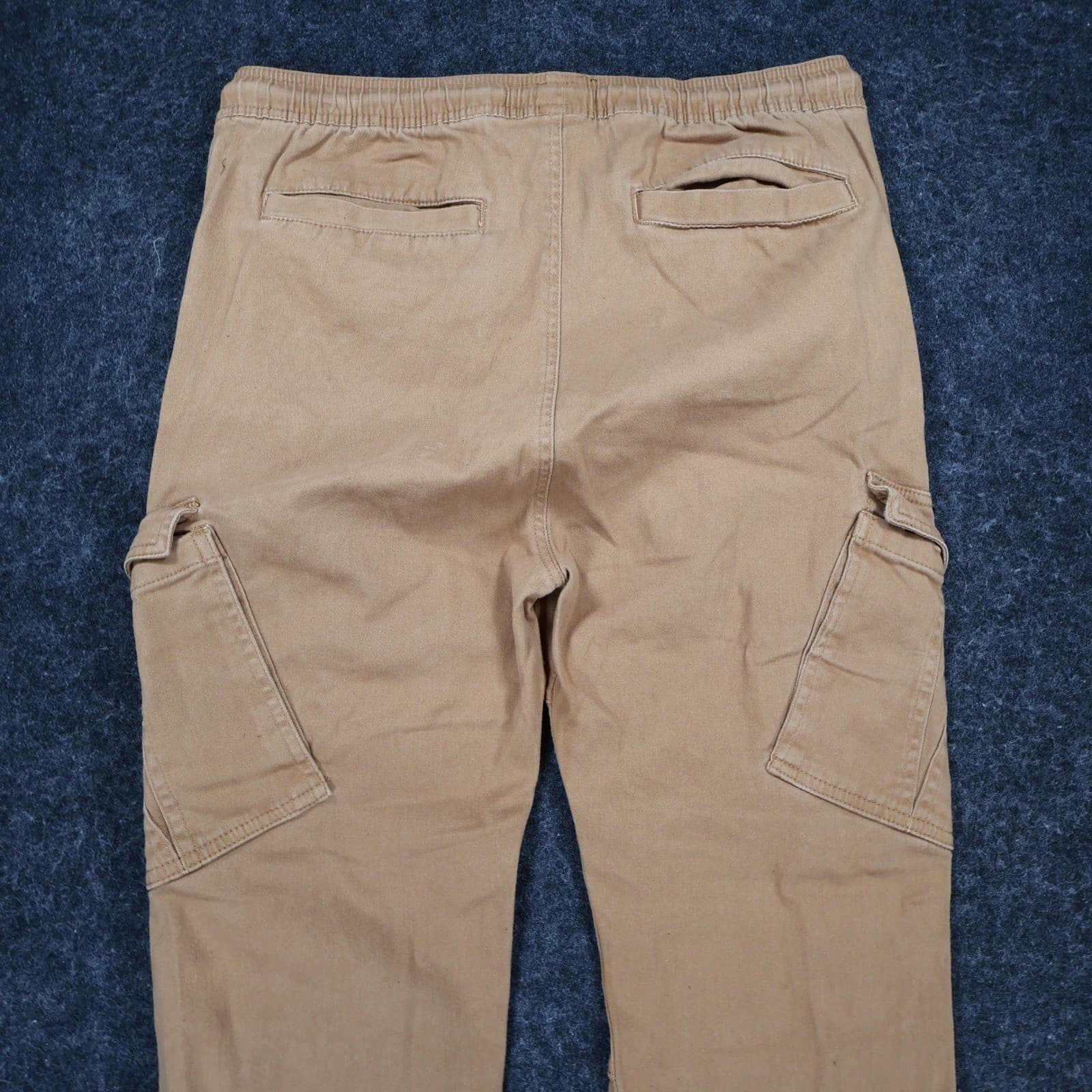 WXYZ Cargo Jogger Pants Mens M Tan Cotton Spandex Regular Utility Streetwear - Thumbnail 10