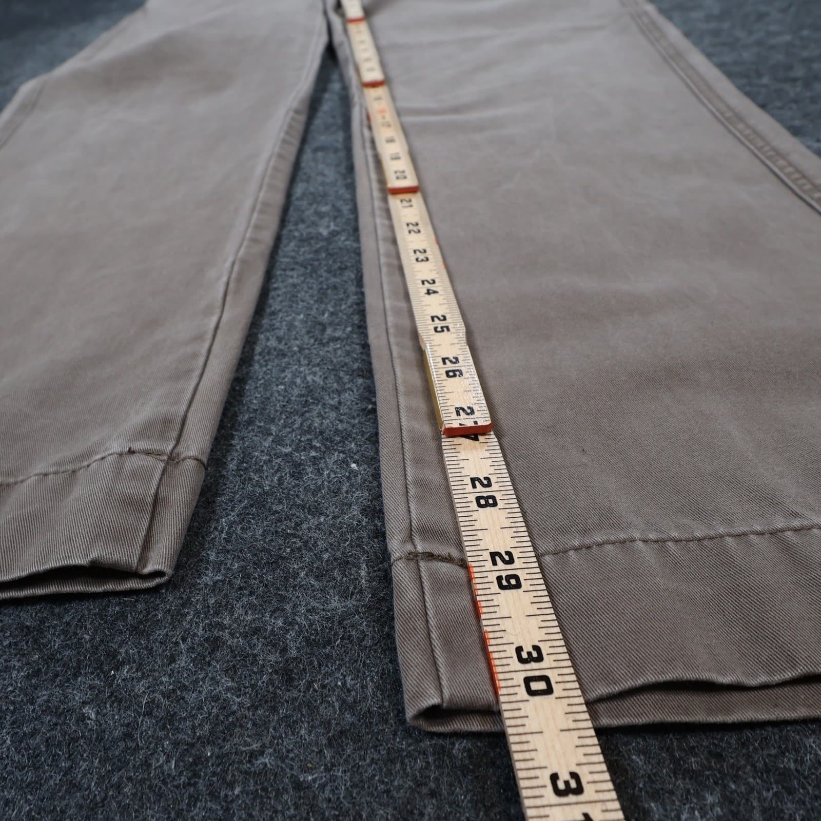 Joseph Abboud Chino Pants Mens 38x32 Brown 100% Cotton Regular Fit Casual - Thumbnail 4