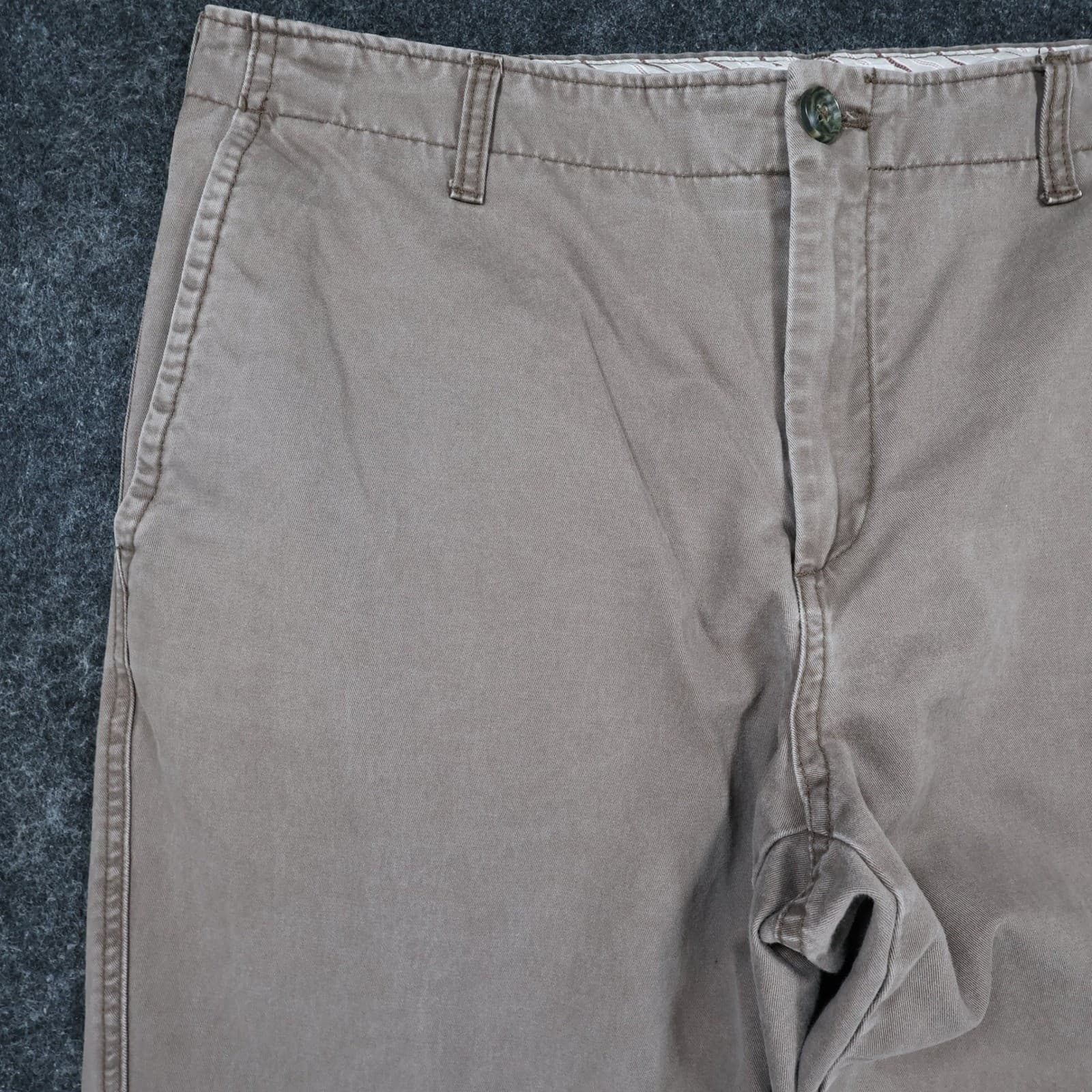 Joseph Abboud Chino Pants Mens 38x32 Brown 100% Cotton Regular Fit Casual - Thumbnail 11