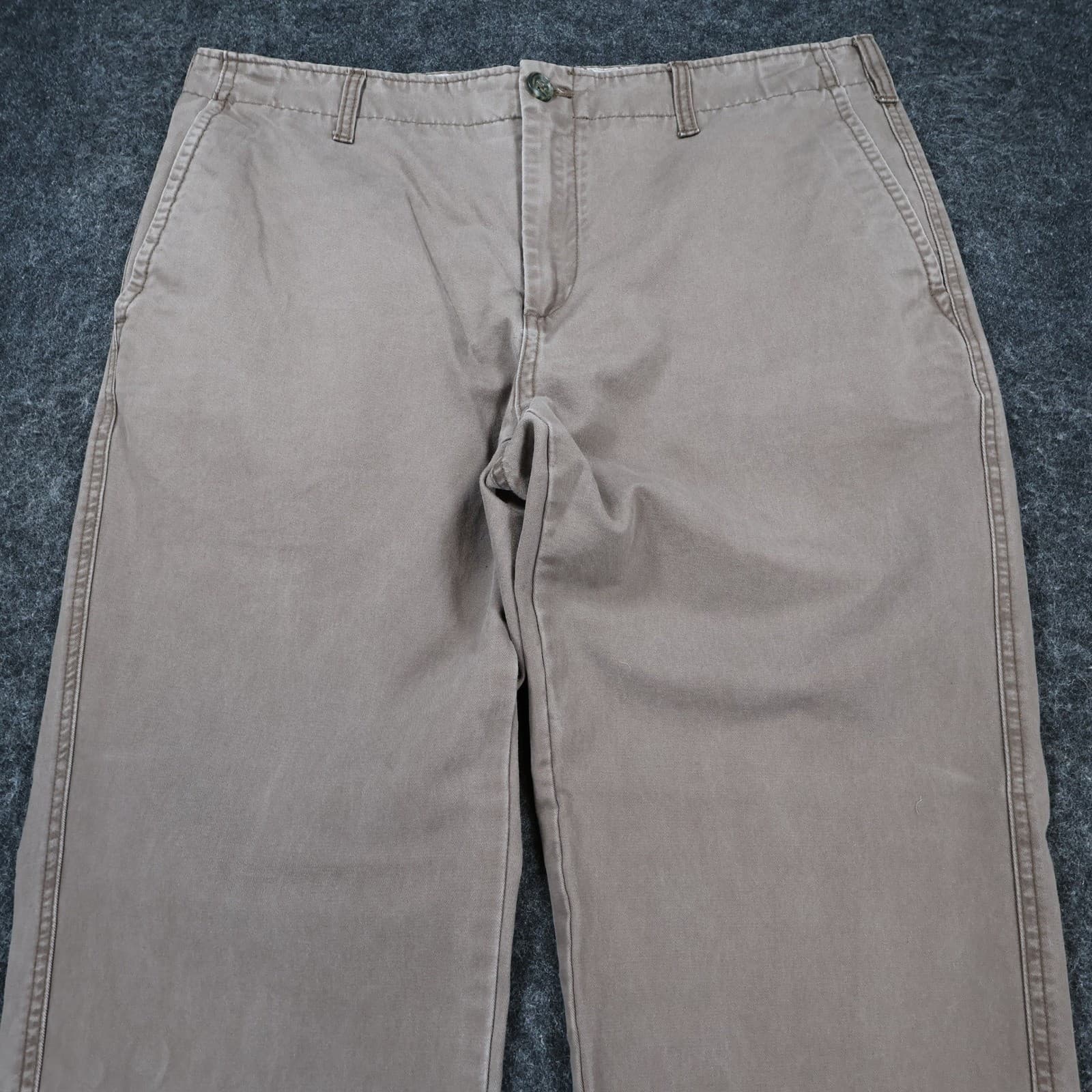 Joseph Abboud Chino Pants Mens 38x32 Brown 100% Cotton Regular Fit Casual - Thumbnail 9