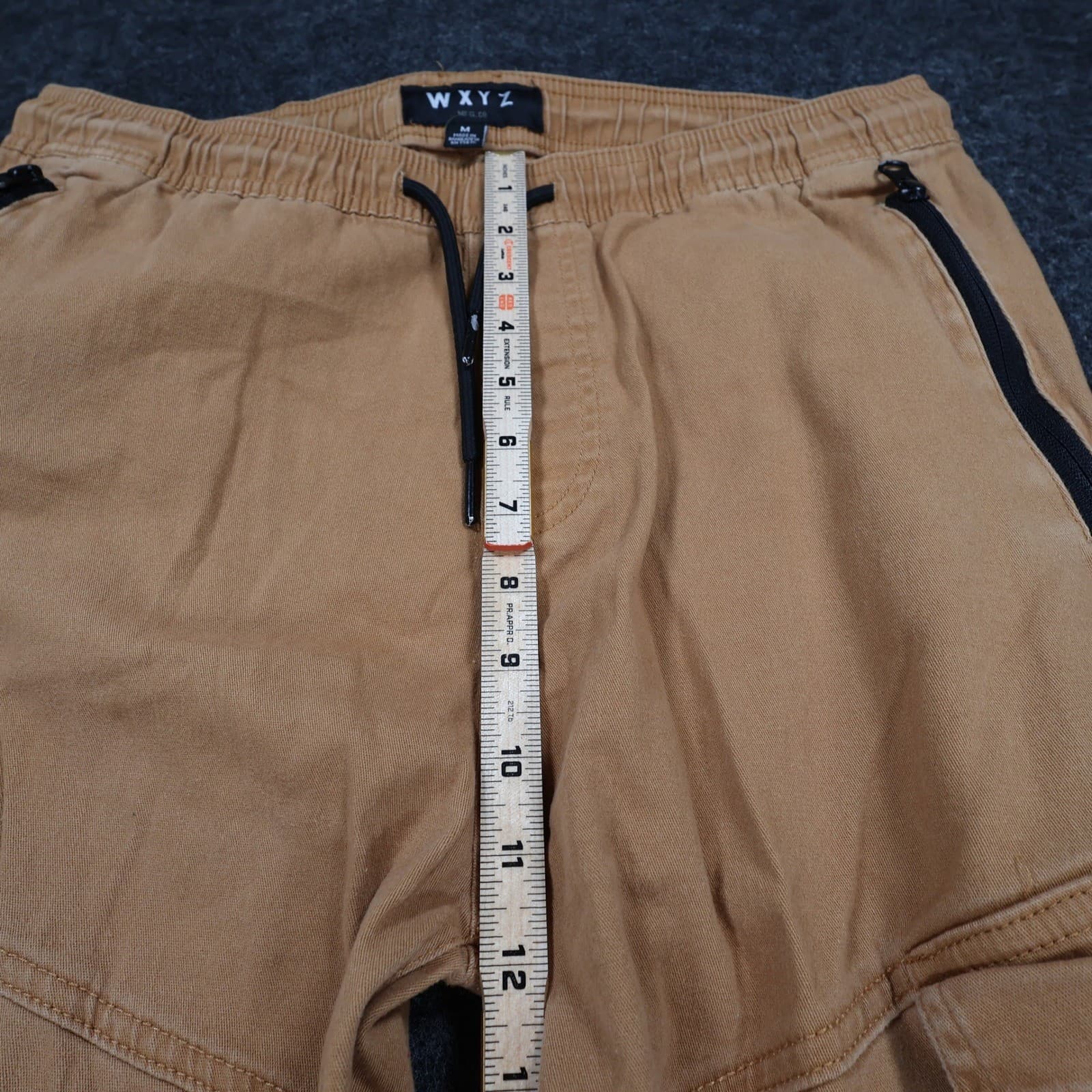 WXYZ Cargo Jogger Pants Mens M Tan Cotton Spandex Regular Utility Streetwear - Thumbnail 5