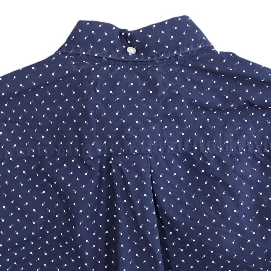Tommy Hilfiger Button Up Shirt Mens XS Blue Excellent Polka Dot - Thumbnail 5