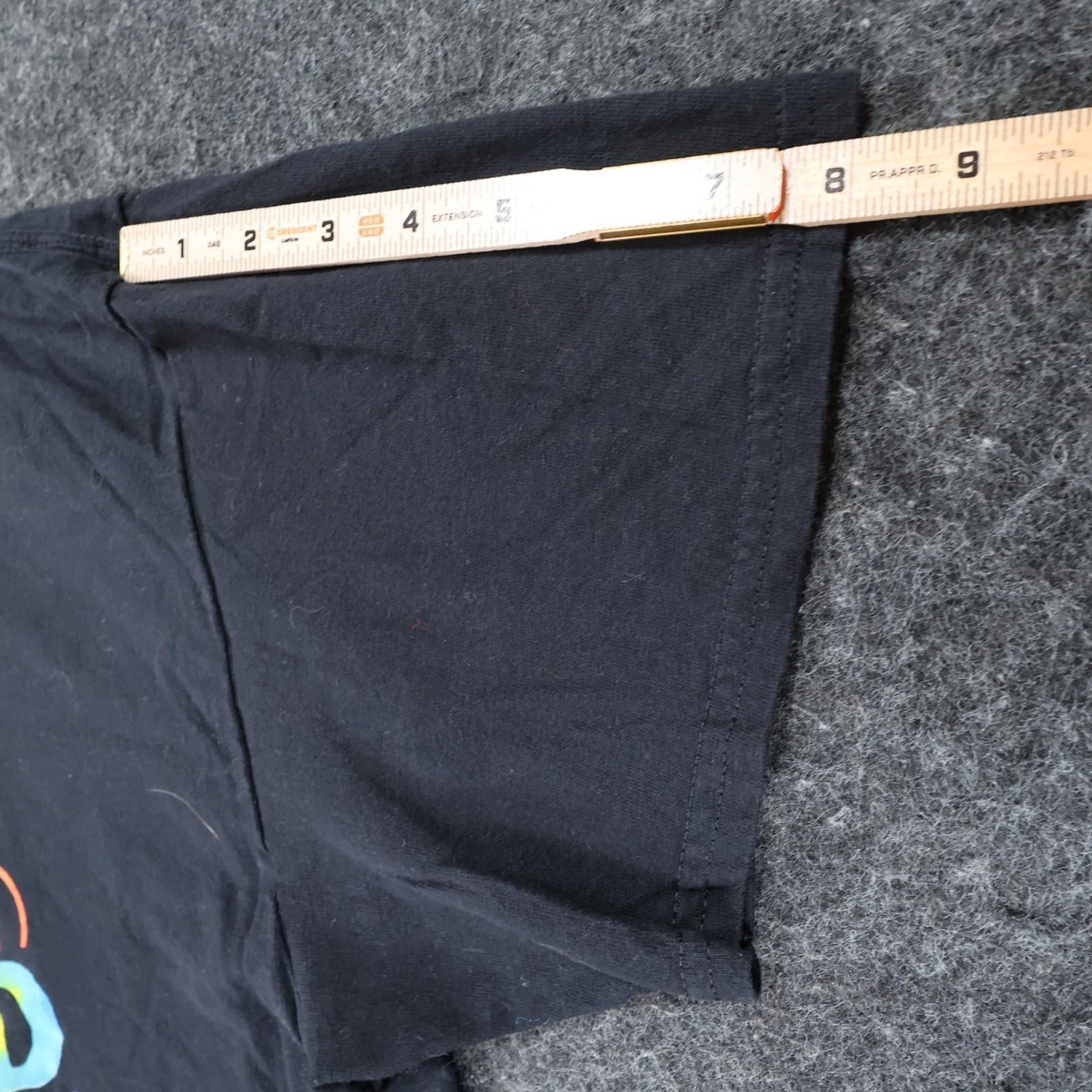 DOM T-Shirt Mens 2XL Black Cotton Be Kind Rainbow Graphic Tee Streetwear - Thumbnail 3