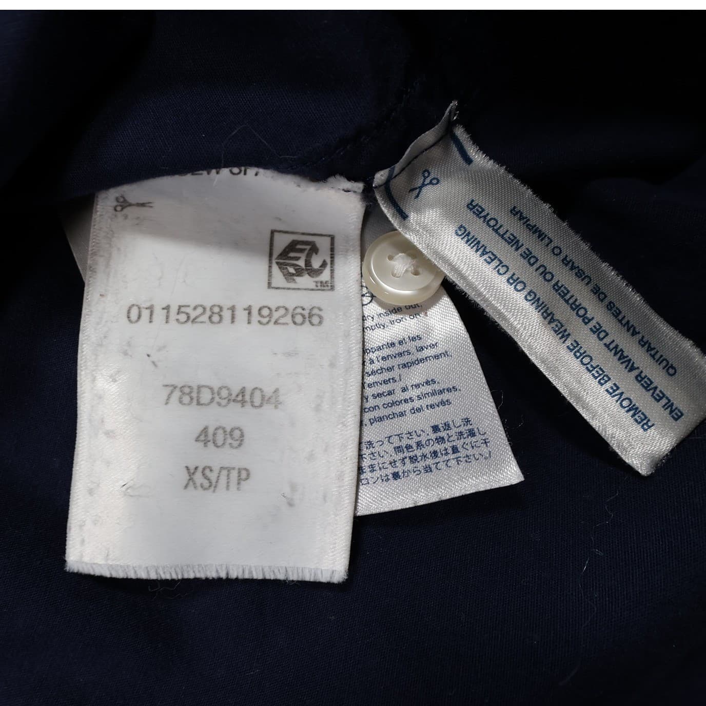 Tommy Hilfiger Button Up Shirt Mens XS Blue Excellent Polka Dot - Thumbnail 8