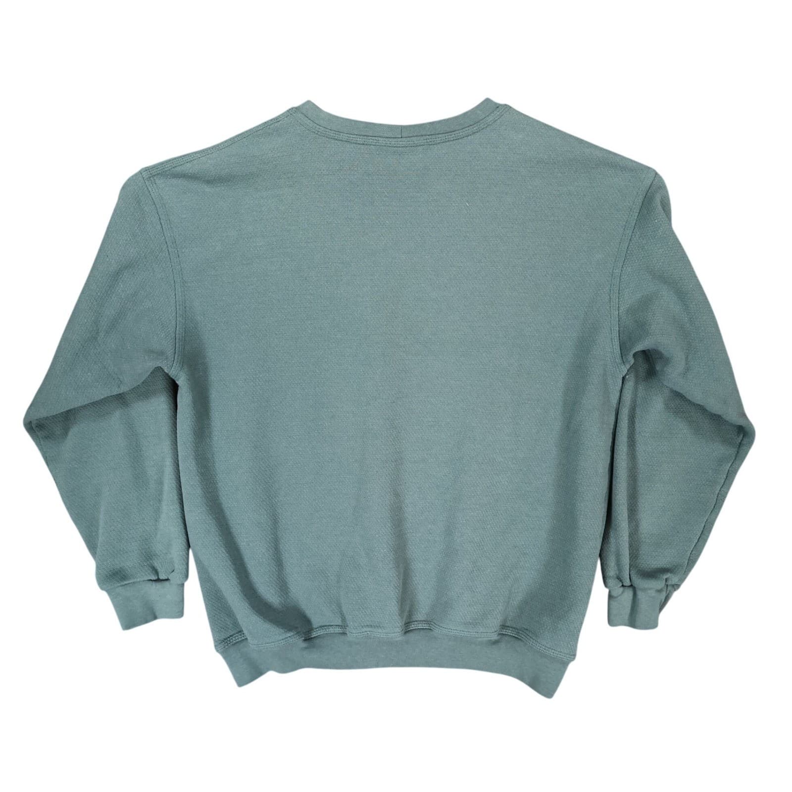 Northern Reflections Sweatshirt Womens Medium Green Cotton Blend Vintage Bird - Thumbnail 2