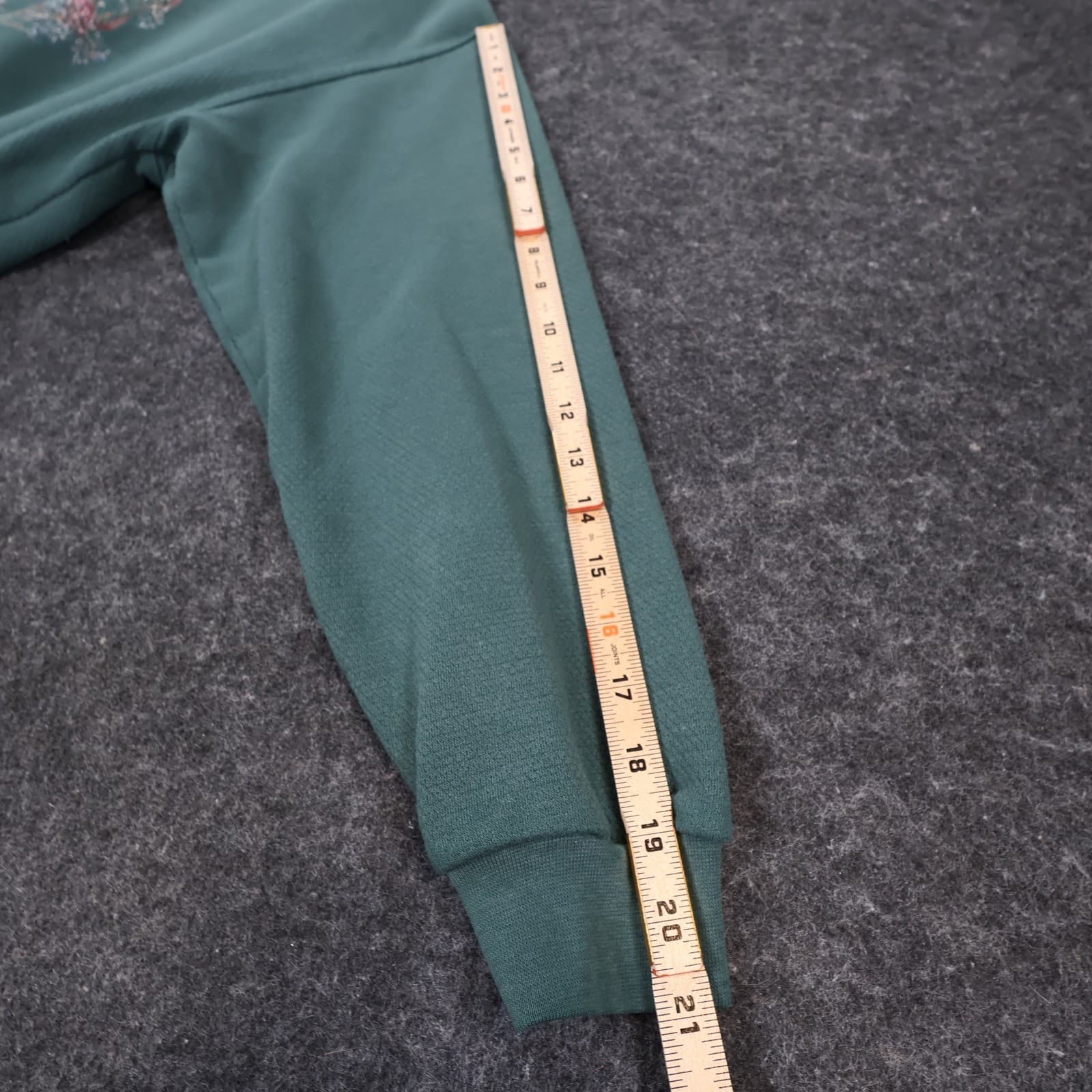 Northern Reflections Sweatshirt Womens Medium Green Cotton Blend Vintage Bird - Thumbnail 4
