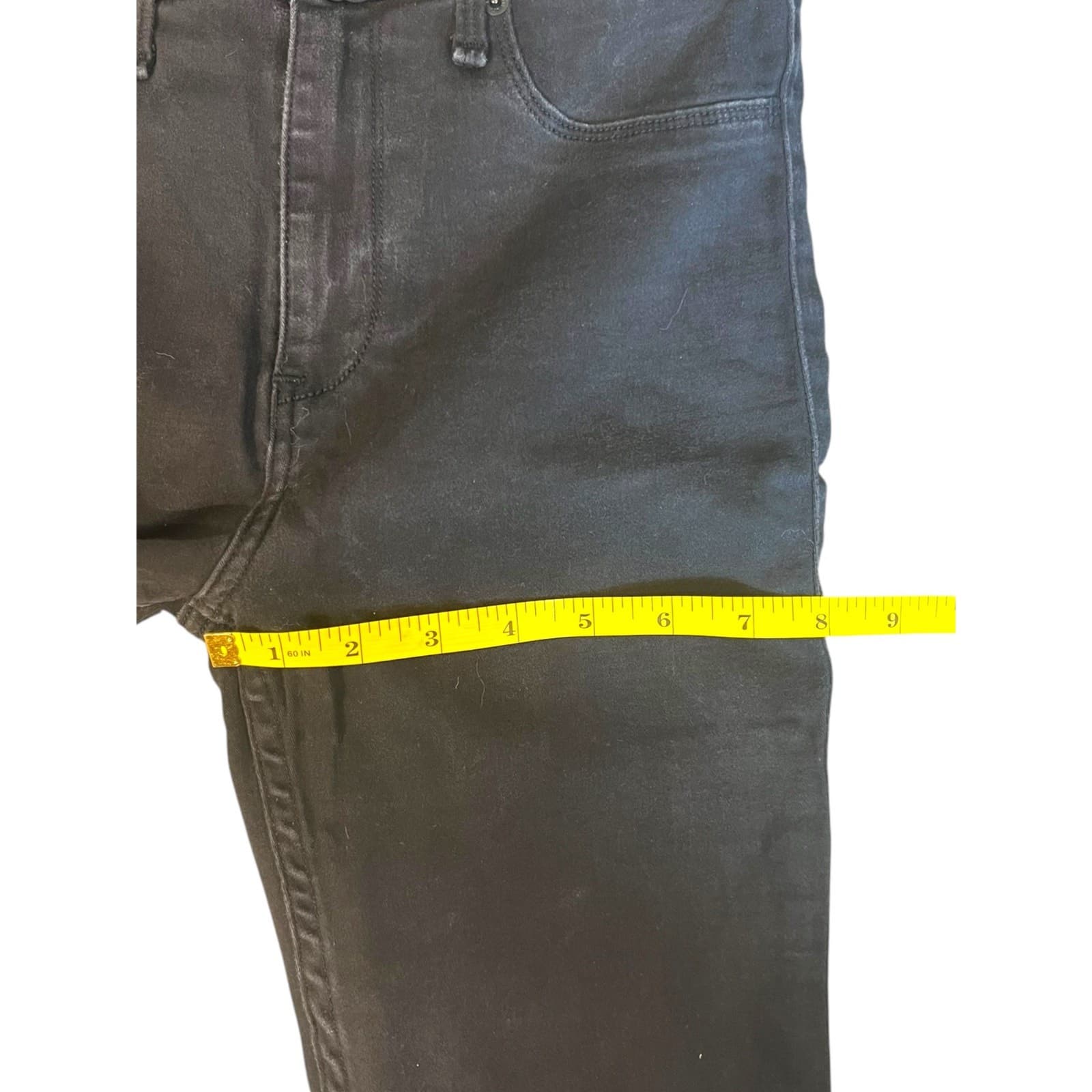Abercrombie Fitch Simone High Rise Jean Legging Ankle Black Womens Size 26 - Thumbnail 4