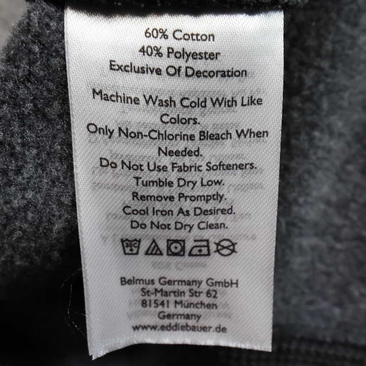 Eddie Bauer Sweatshirt Mens L Gray Excellent Vintage Crewneck Fleece Pullover - Thumbnail 8