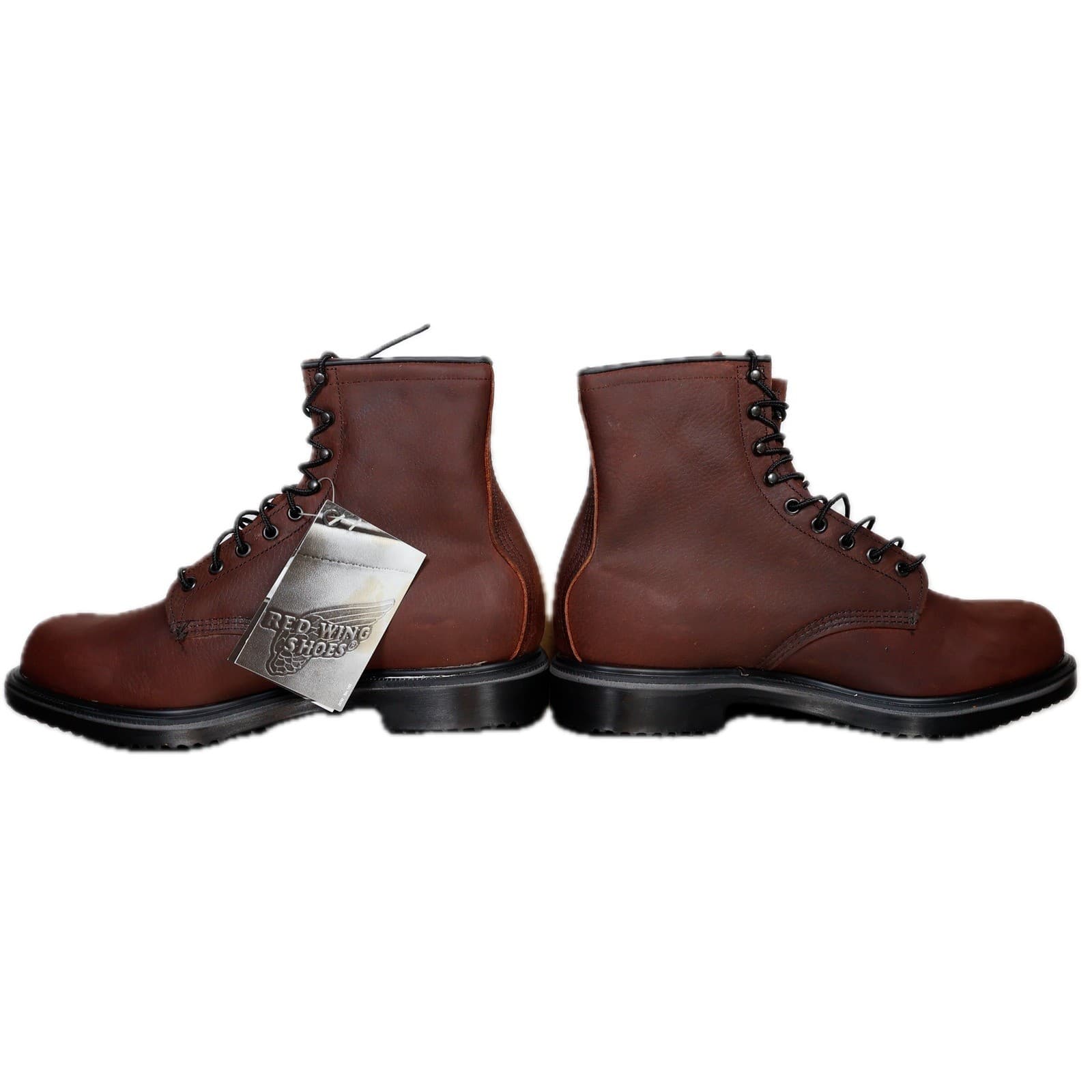 Red Wing 1210 Work Boots Mens 12 E3 Brown Leather 8 Inch Thinsulate Made in USA - Thumbnail 9