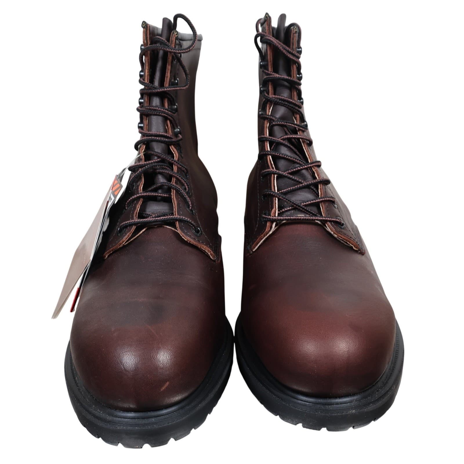 Red Wing 4412 Work Boots Mens 12 E2 Brown Leather Steel Toe Made in USA - Thumbnail 4