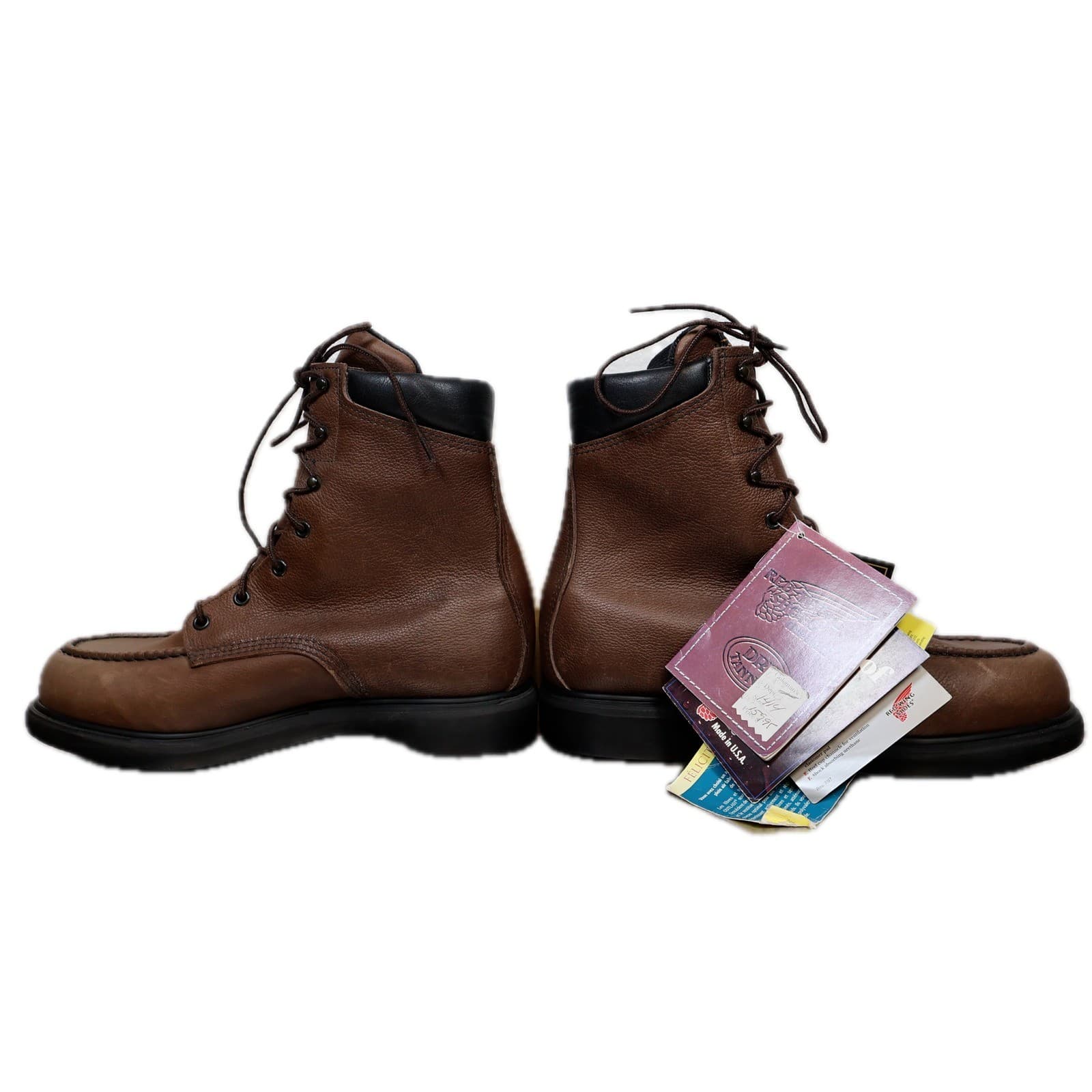 Red Wing SuperSole 1414 Work Boots Mens 9.5 D Brown Leather Gore-Tex Waterproof - Thumbnail 16