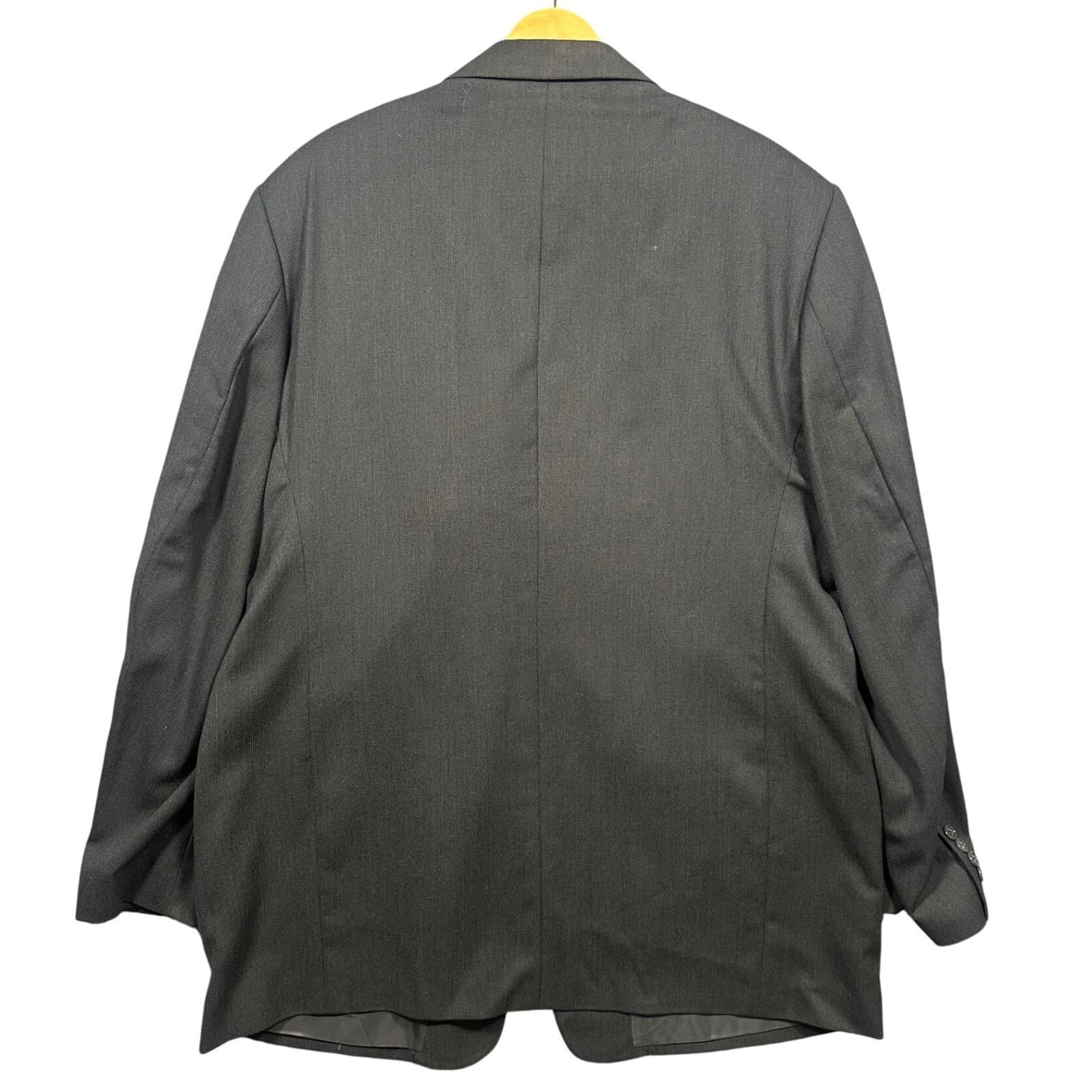 Gerald Austin Blazer Mens 48L Gray 3 Button Sport Coat Jacket - Thumbnail 3